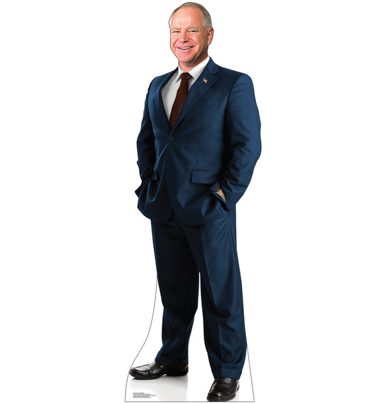 Tim Walz Life-Size Outdoor Coroplast Cutout - All Cutouts