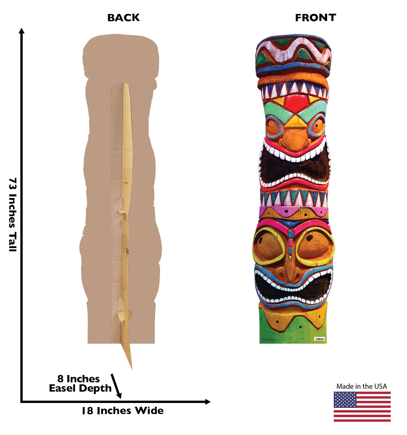 Life-size Tiki Gods Cardboard Standup | Cardboard Cutout - All Cutouts