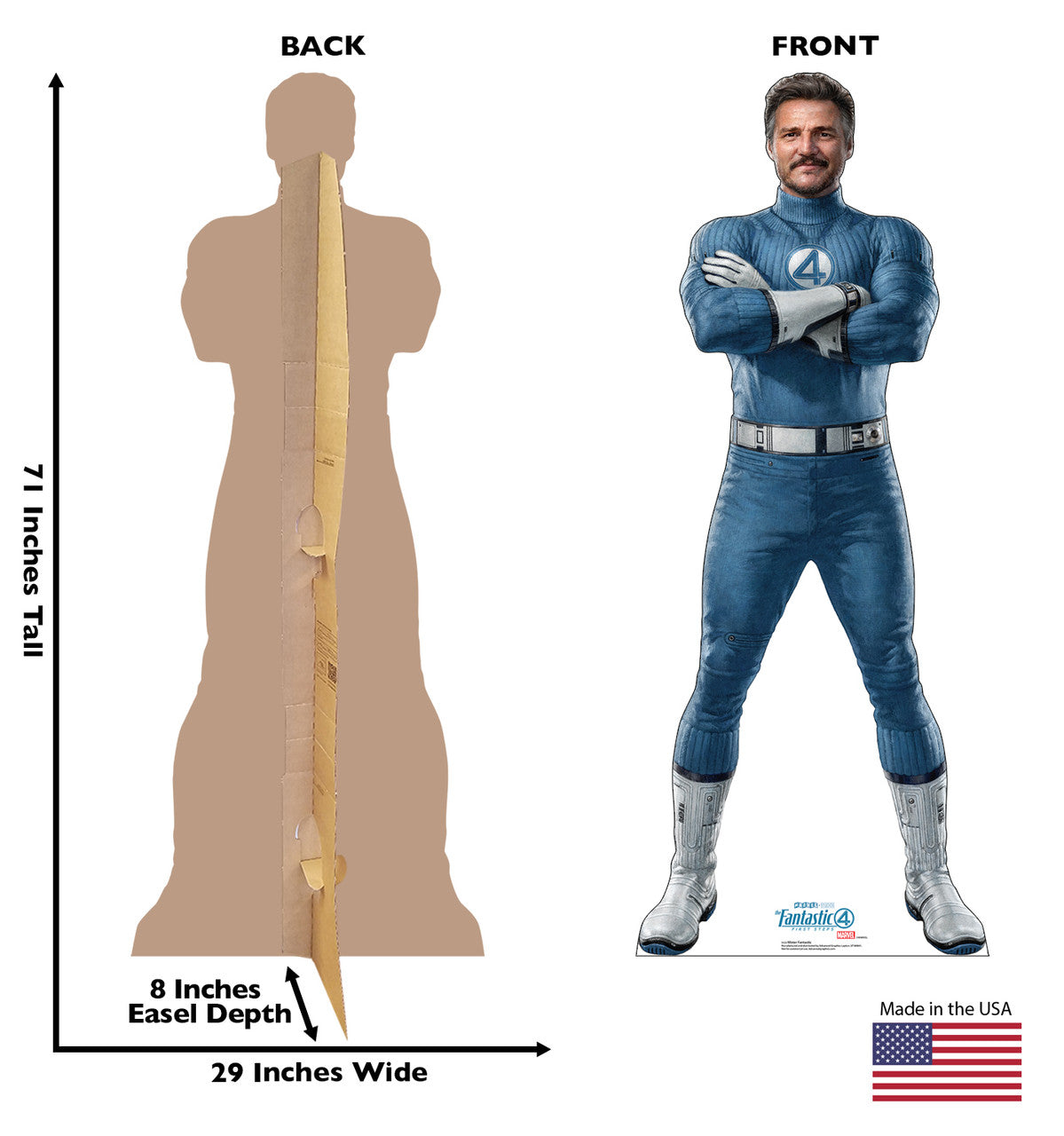 Life-Size Mister Fantastic Cardboard Cutout - All Cutouts
