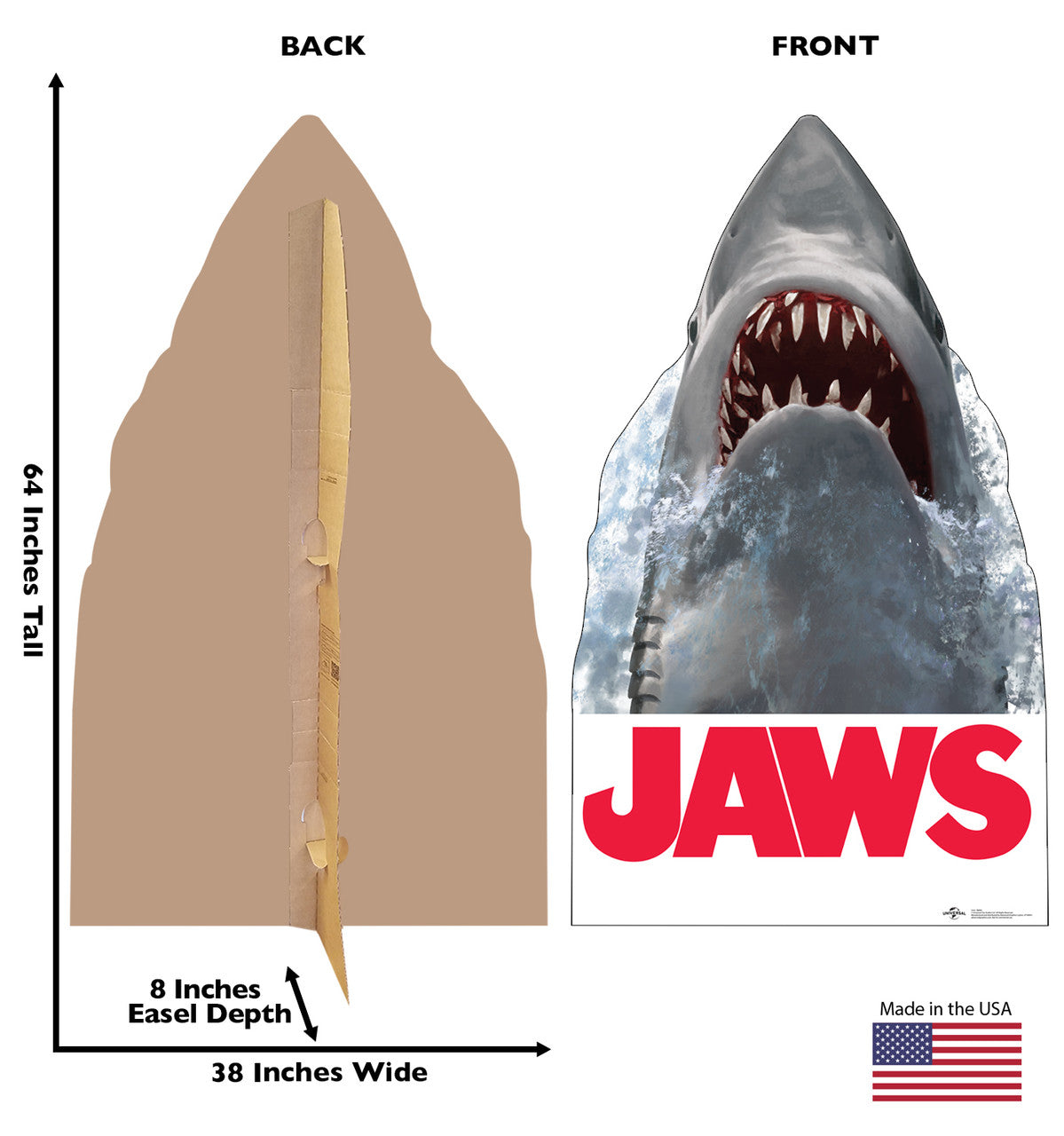Life-Size Jaws Cardboard Cutout - All Cutouts