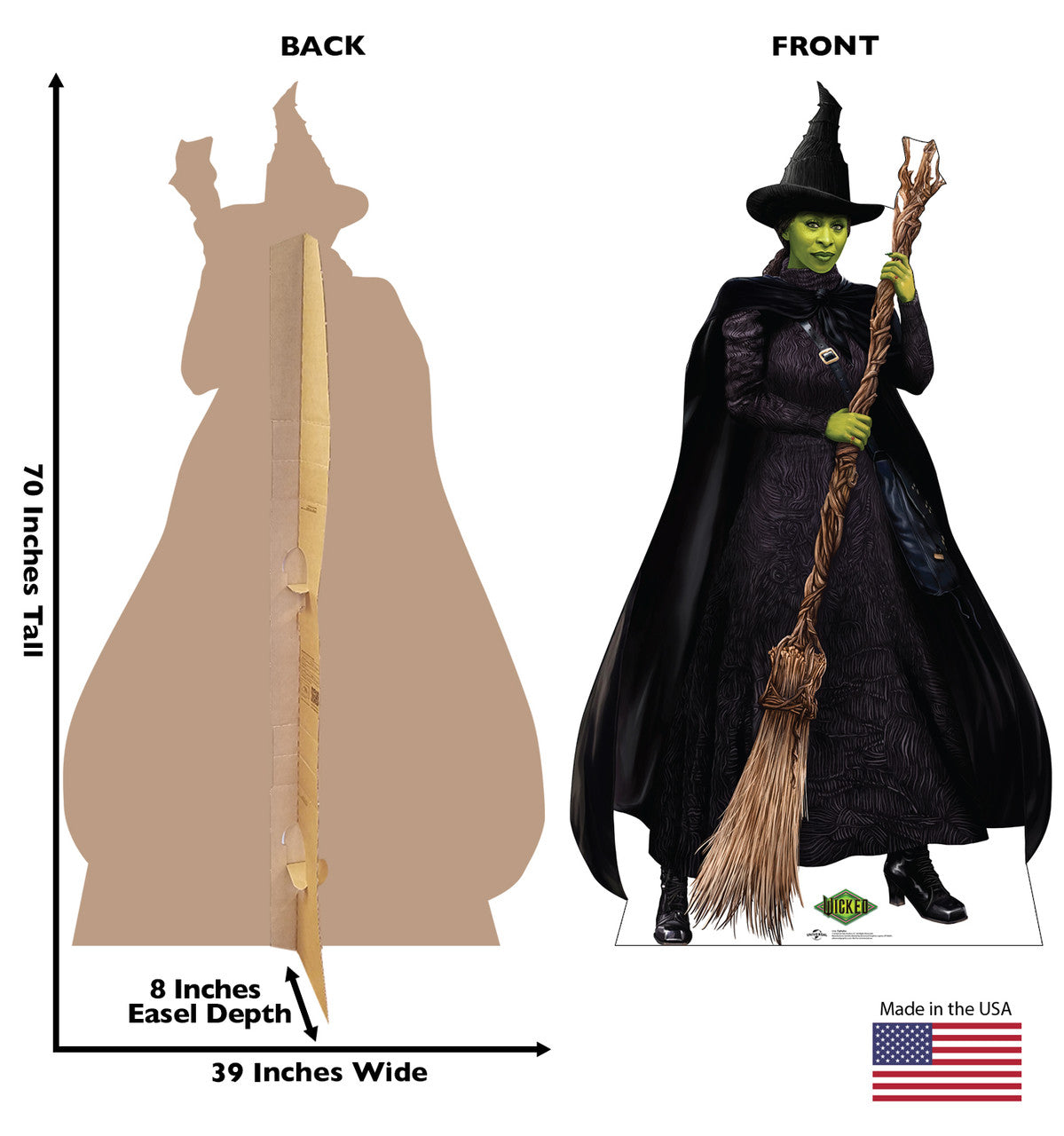 Elphaba Life-Size Cardboard Cutout - All Cutouts