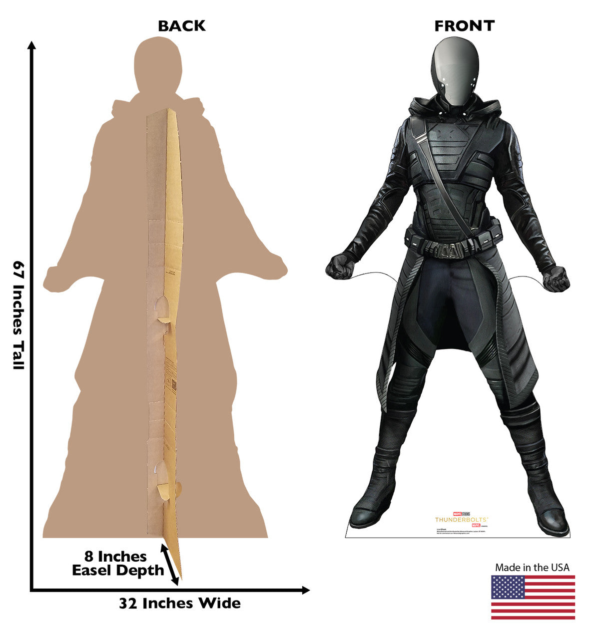 Life-Size Ghost Cardboard Cutout