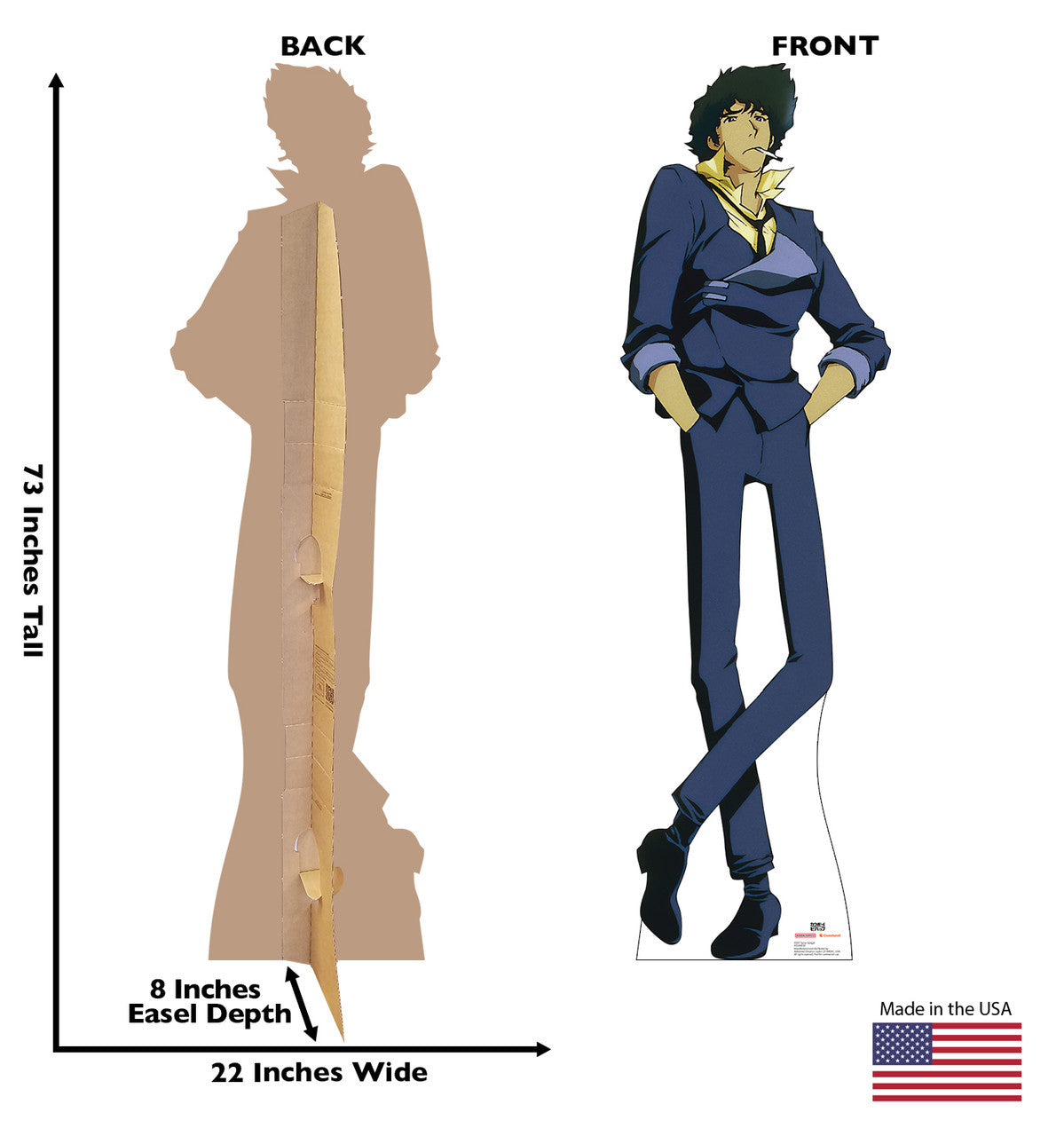 Life-Size Spike Spiegel Cardboard Cutout - All Cutouts