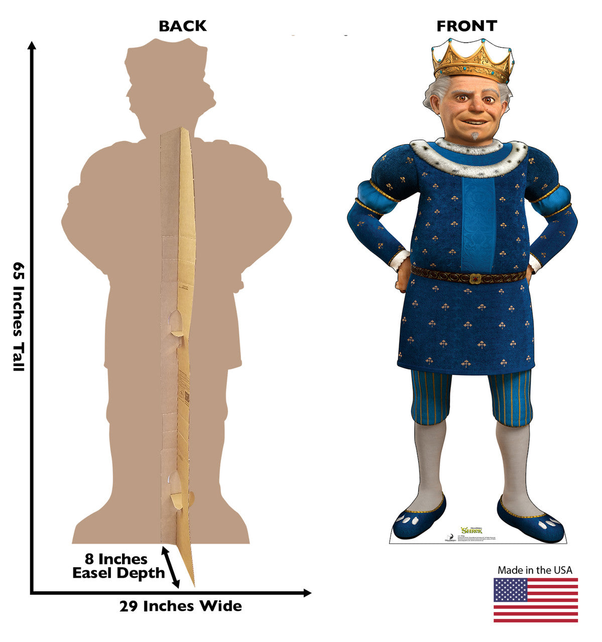 Life-Size King Cardboard Cutout - All Cutouts