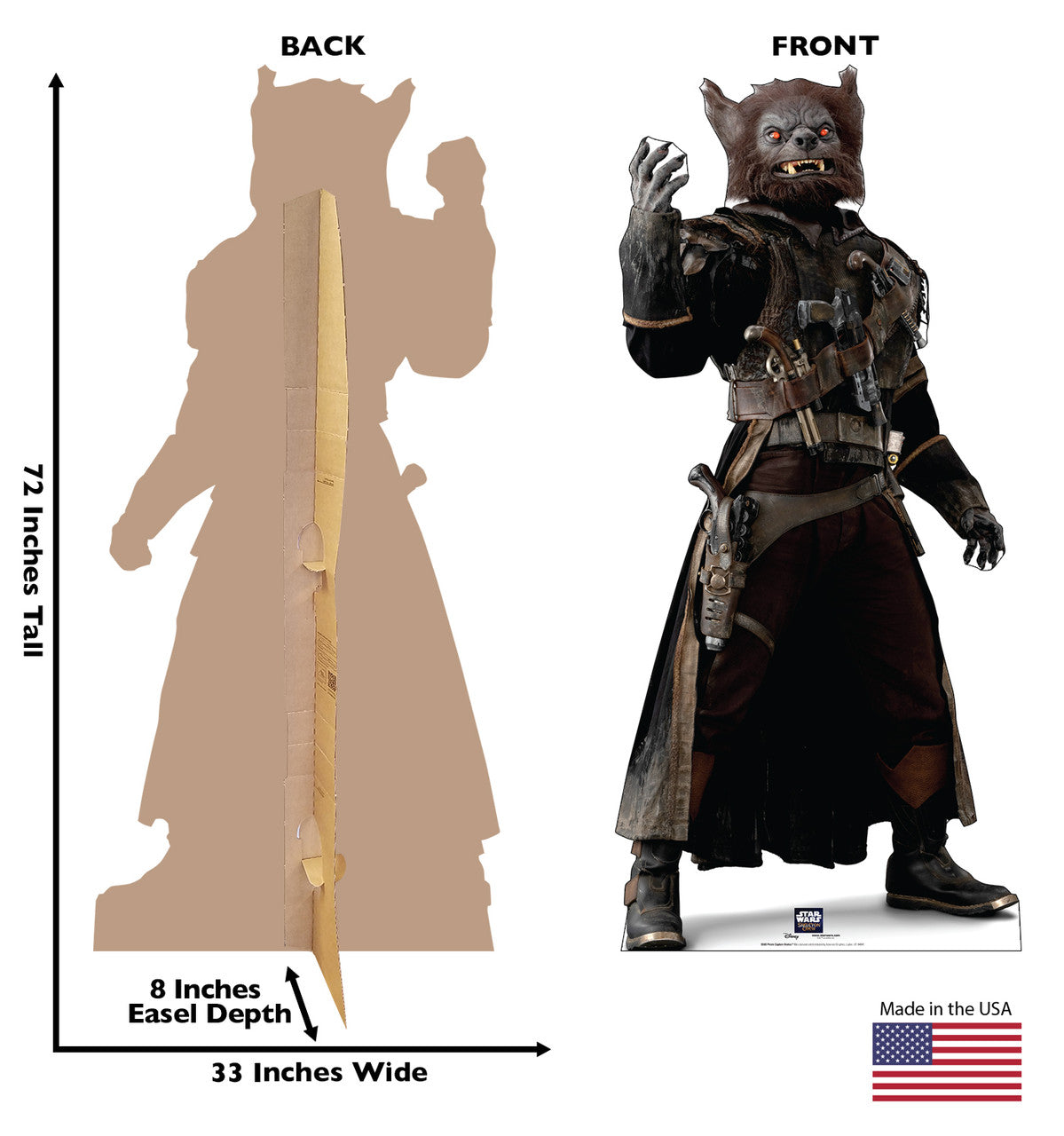 Pirate Captain Brutus Life-Size Cardboard Cutout - All Cutouts