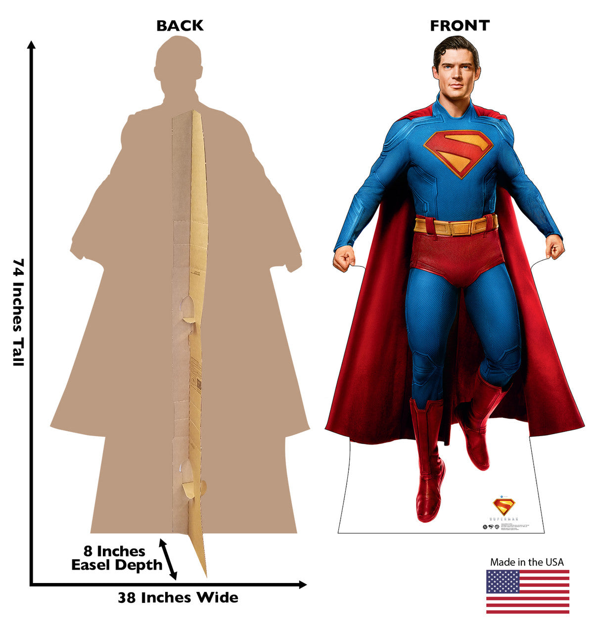 Life-Size Superman Action Cardboard Cutout - All Cutouts