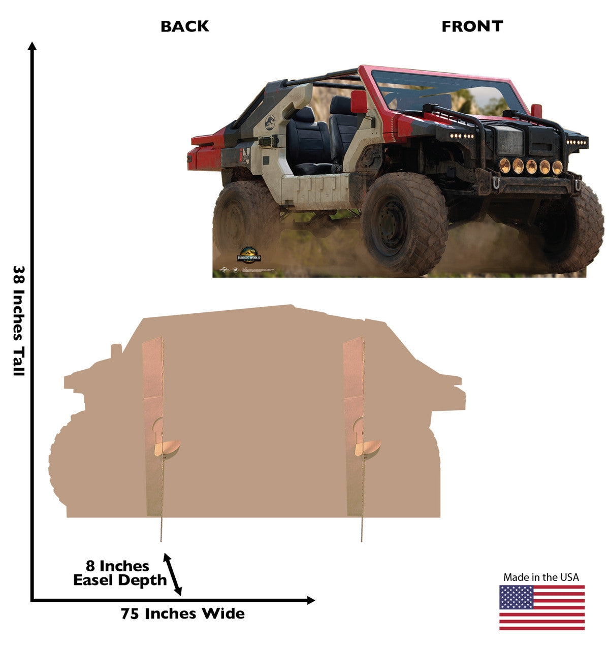 Life-Size SUV Cardboard Cutout - All Cutouts