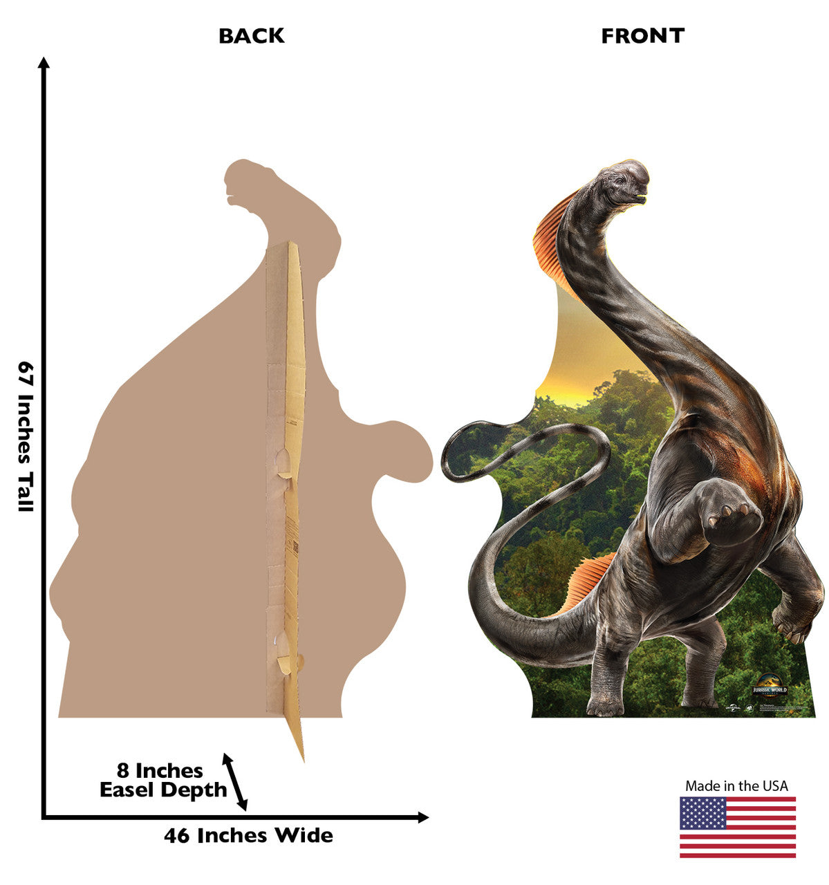 Life-Size Titanosaurus Cardboard Cutout - All Cutouts