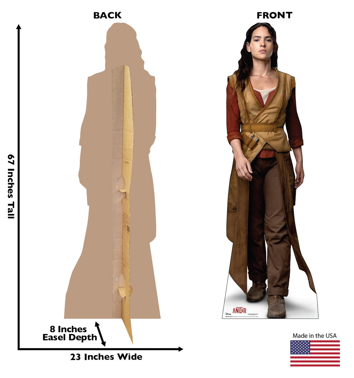 Life-Size Bix Caleen Cardboard Cutout