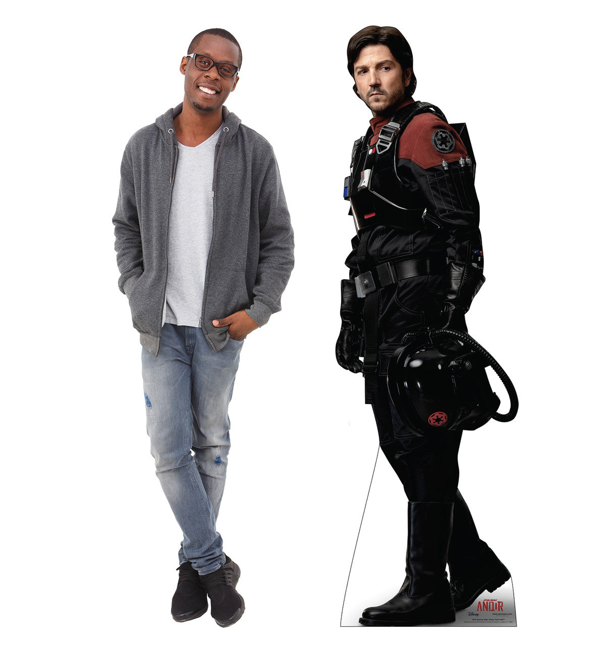 Life-Size Cassian Andor (Sienar Test Pilot) Cardboard Cutout - All Cutouts