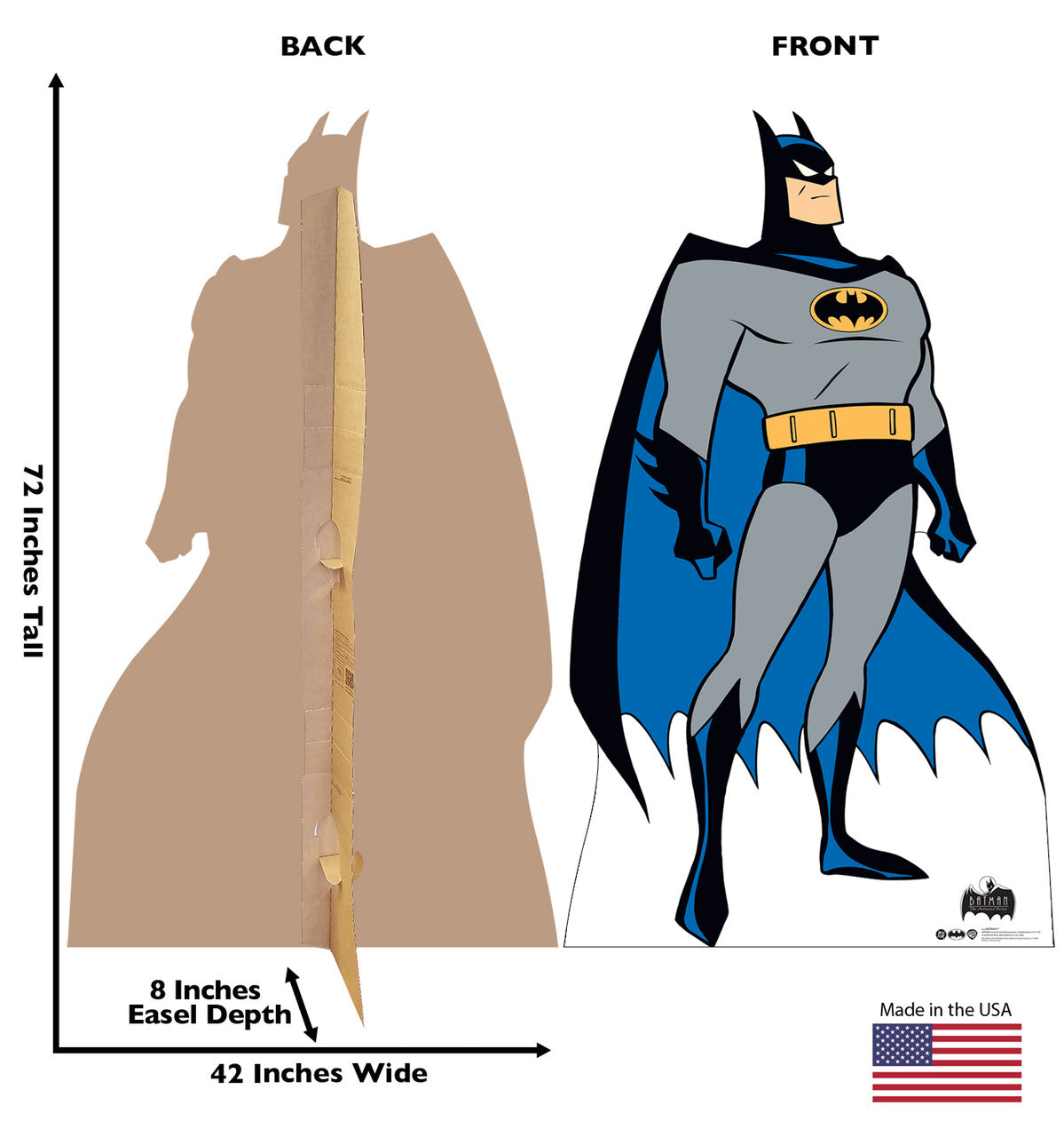 Life-Size Batman (Animated Series 1992) Cardboard Cutout - All Cutouts