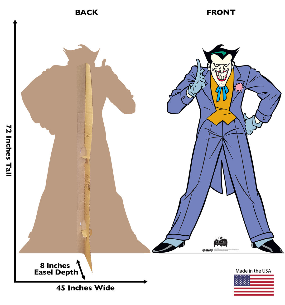 Life-Size The Joker (Animated Series 1992) Cardboard Cutout - All Cutouts