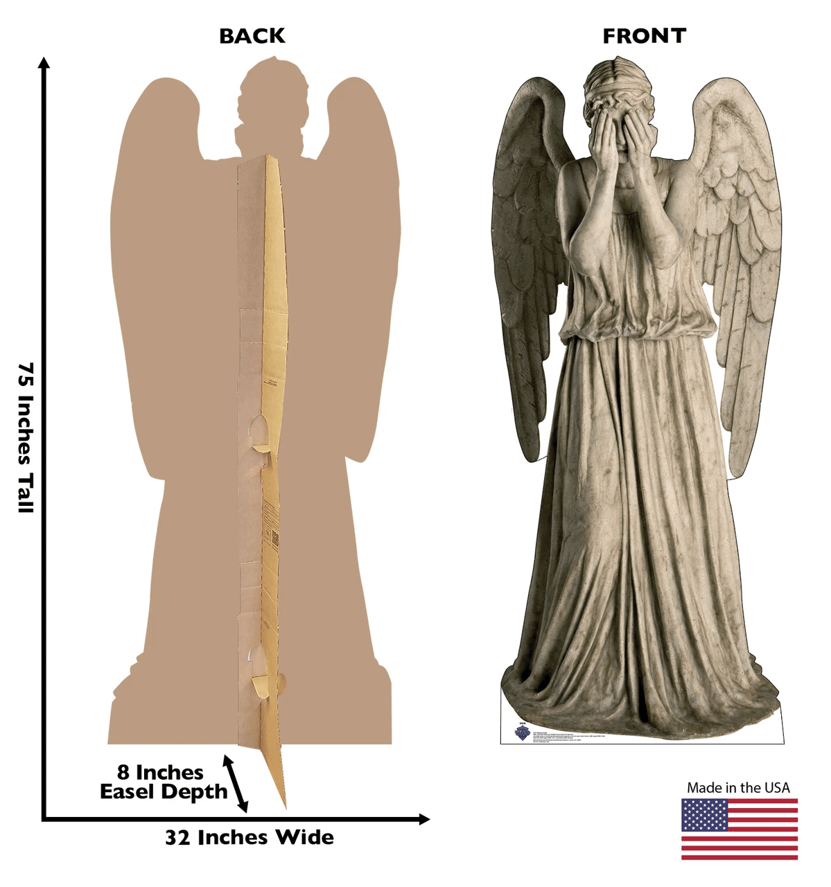 Life-Size Weeping Angel (Doctor Who) Cardboard Cutout - All Cutouts