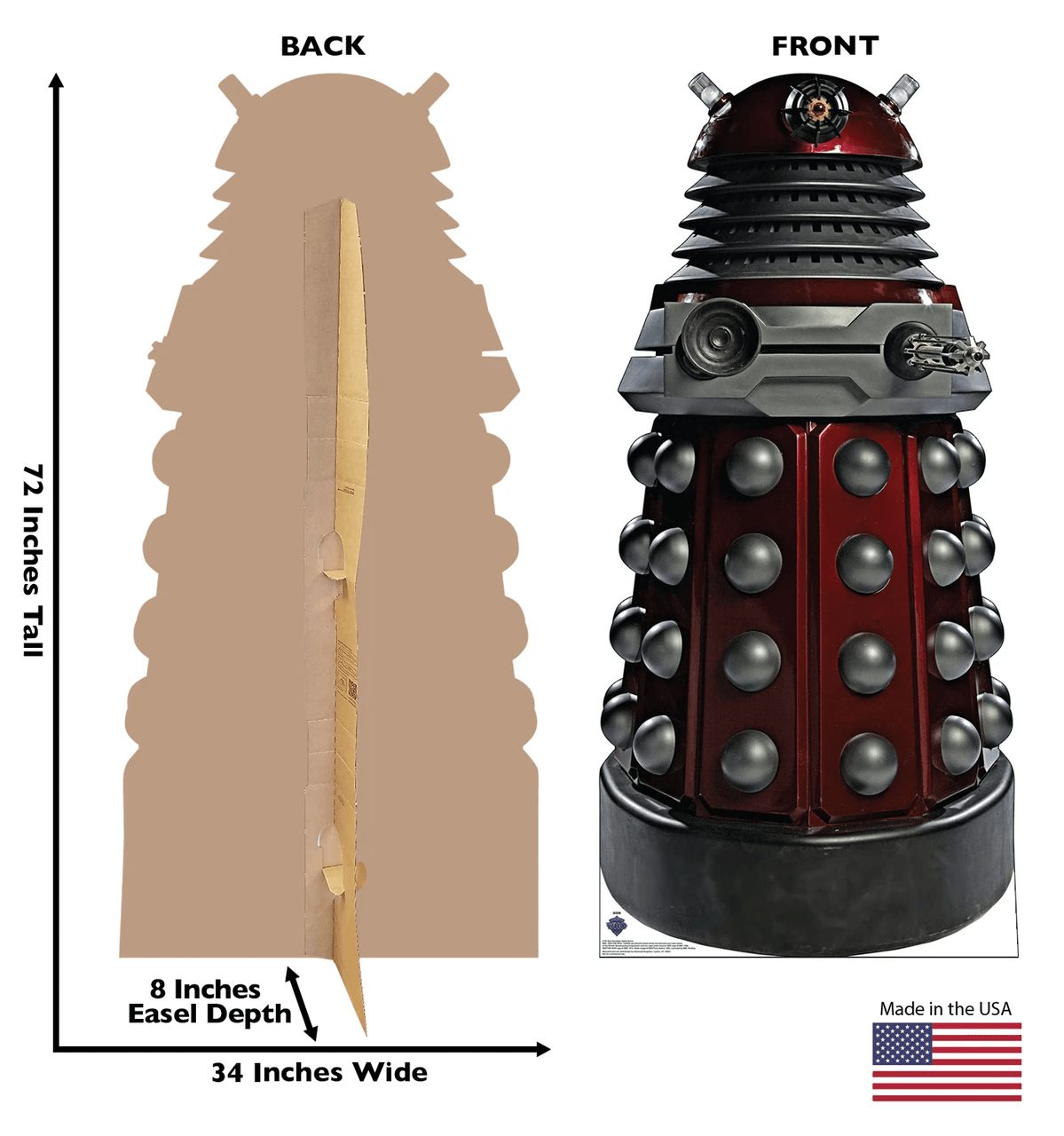 Life-Size New Paradigm Dalek Drone (Doctor Who) Cardboard Cutout - All Cutouts