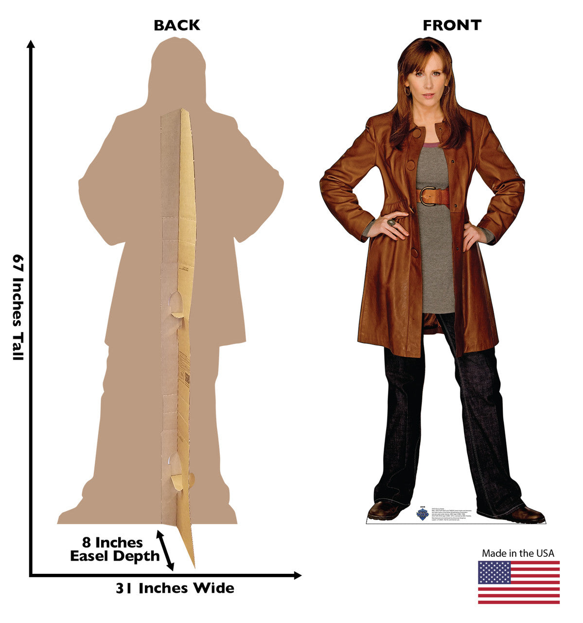 Life-Size Donna Noble (Doctor Who) Cardboard Cutout - All Cutouts