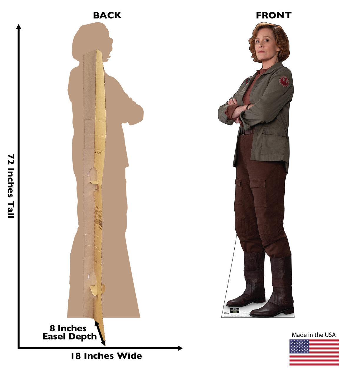 Life-Size Colonel Ward™ (Mandalorian & Grogu Movie) Cardboard Cutout - All Cutouts
