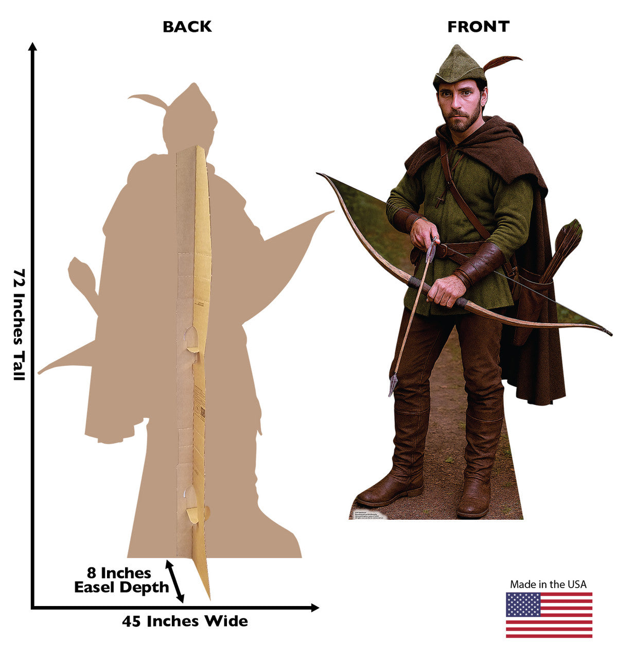 Life-Size Robinhood Cardboard Cutout - All Cutouts