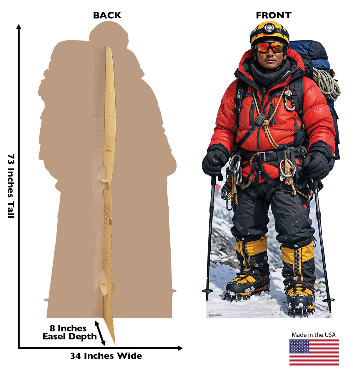 Life-Size Sherpa Cardboard Cutout
