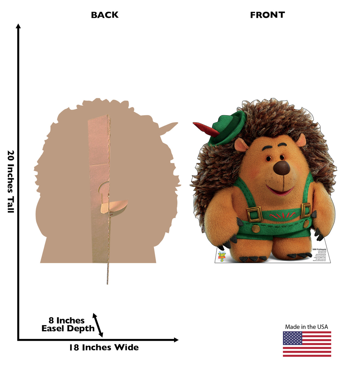 Life-Size Pricklepants Toy Story 5 Cardboard Cutout - All Cutouts