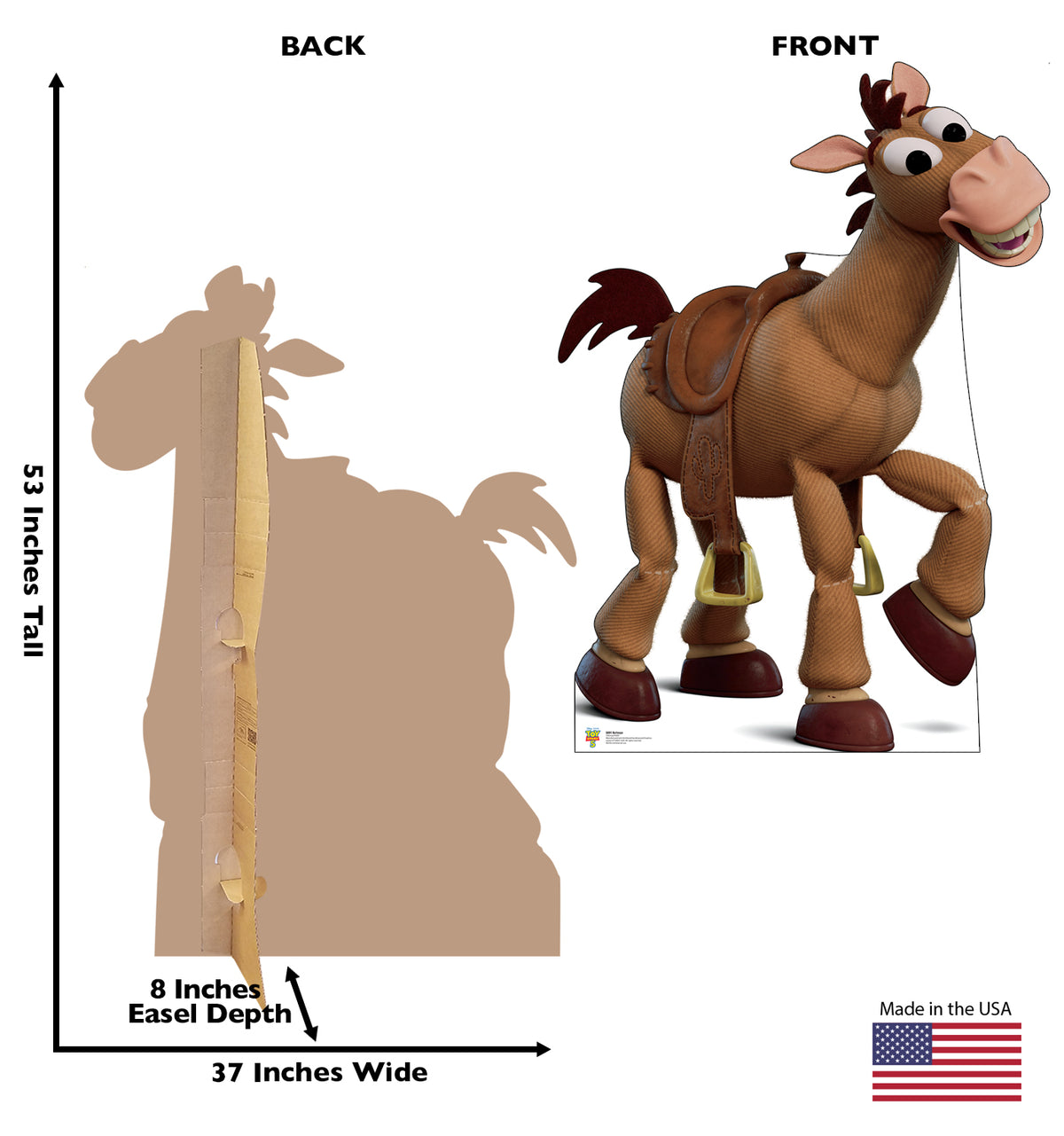 Life-Size Bullseye Toy Story 5 Cardboard Cutout - All Cutouts