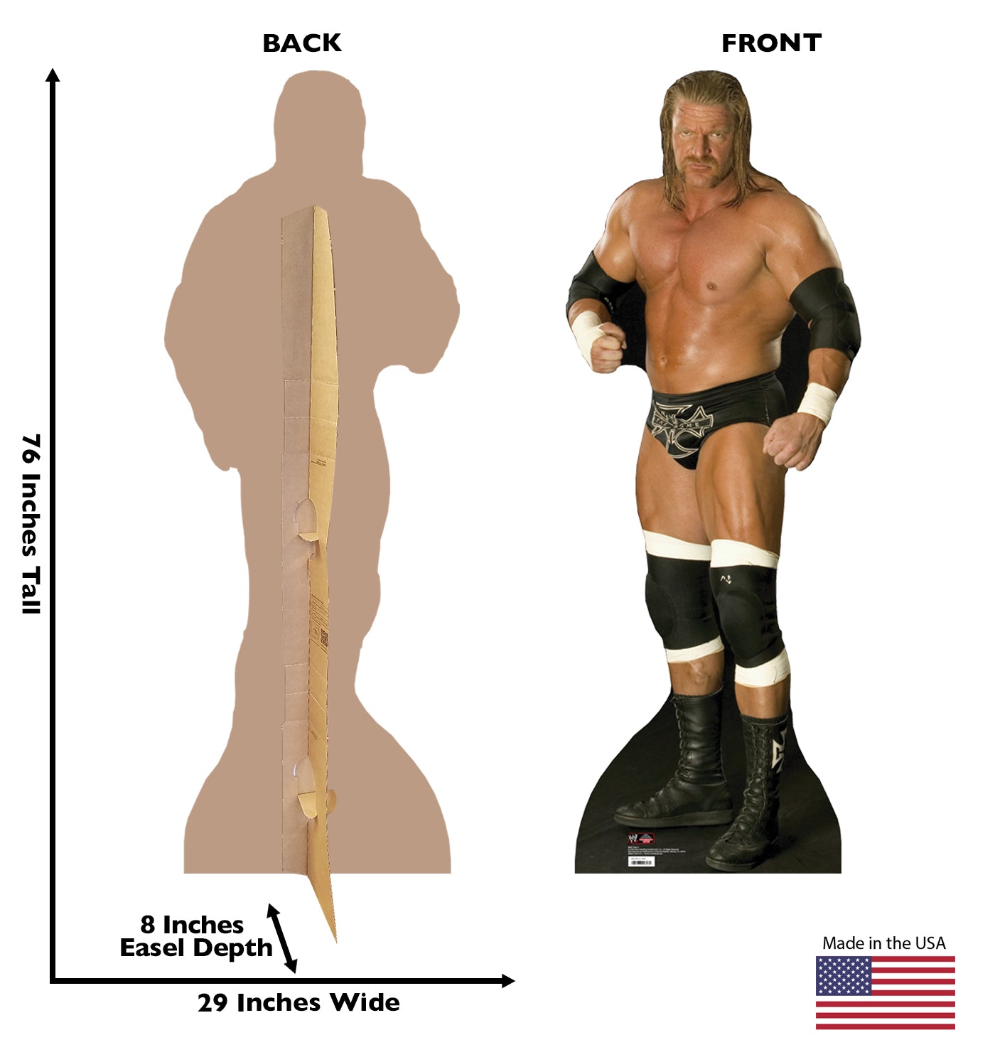 Life-size Triple H WWE Cardboard Standup | Cardboard Cutout - All Cutouts