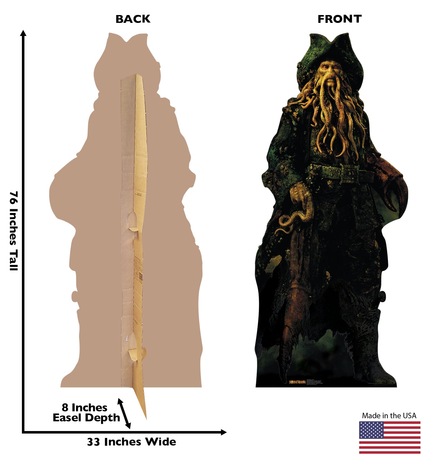 Life-size Davy Jones Cardboard Standup | Cardboard Cutout - All Cutouts