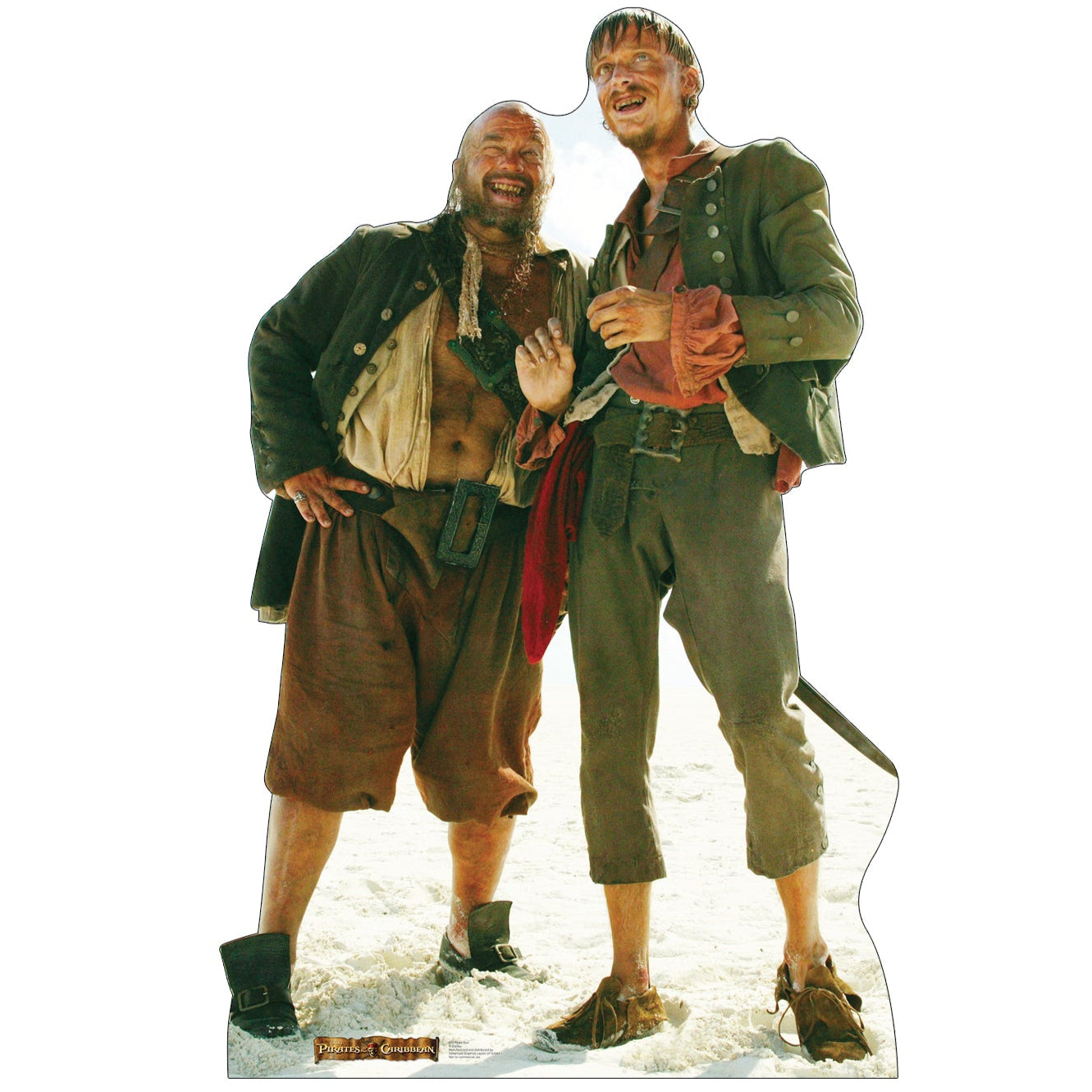 Life-size Pirate Duo Cardboard Standup | Cardboard Cutout - All Cutouts