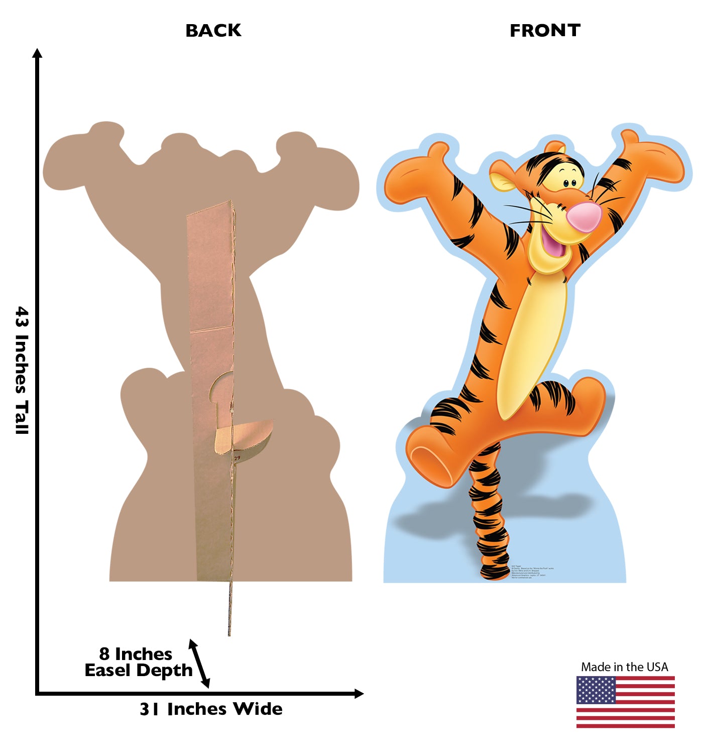 Tigger Life-Size Cardboard Cutout Standee - All Cutouts