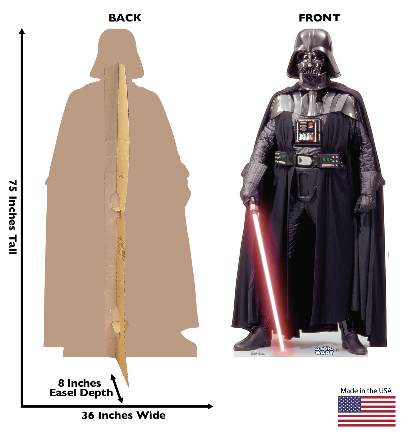 Darth Vader Talking Life-Size Cardboard Cutout - All Cutouts