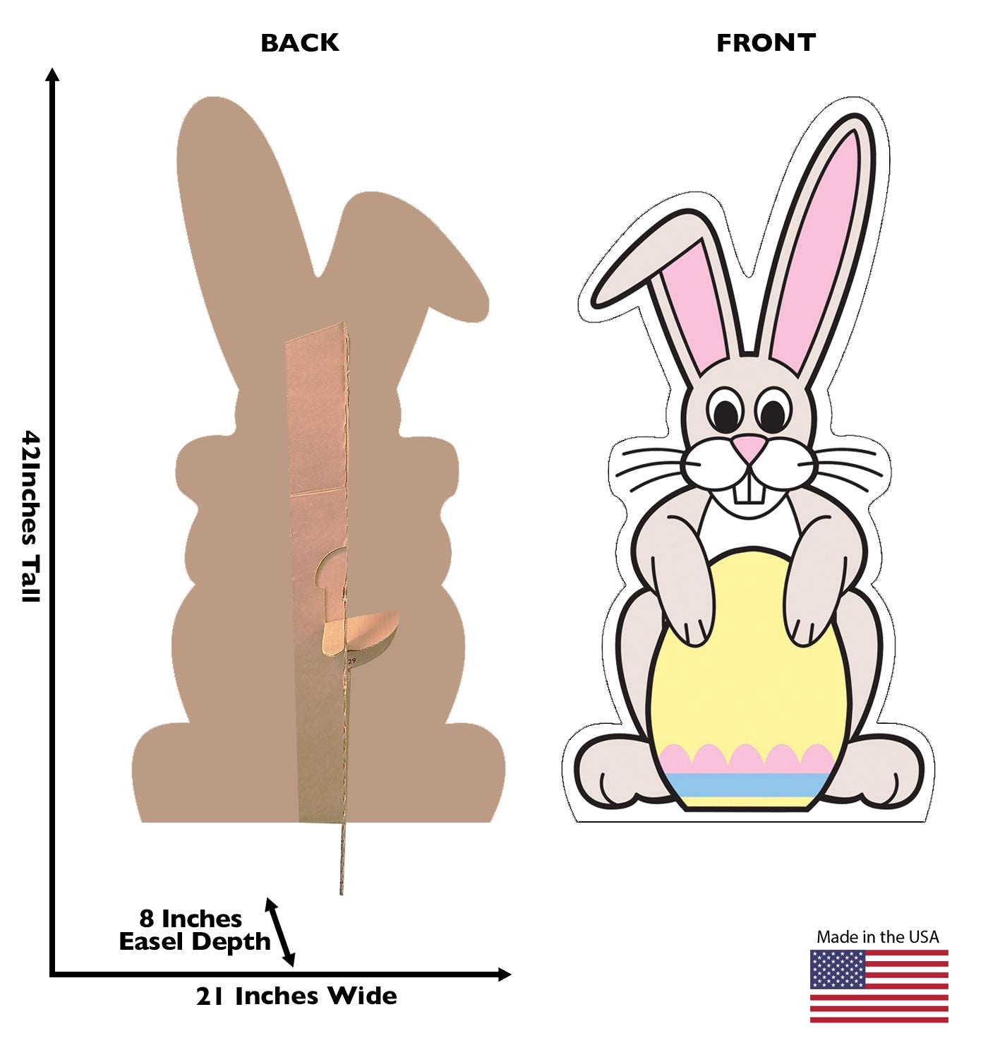 Life-size Easter Bunny Cardboard Standup | Cardboard Cutout - All Cutouts