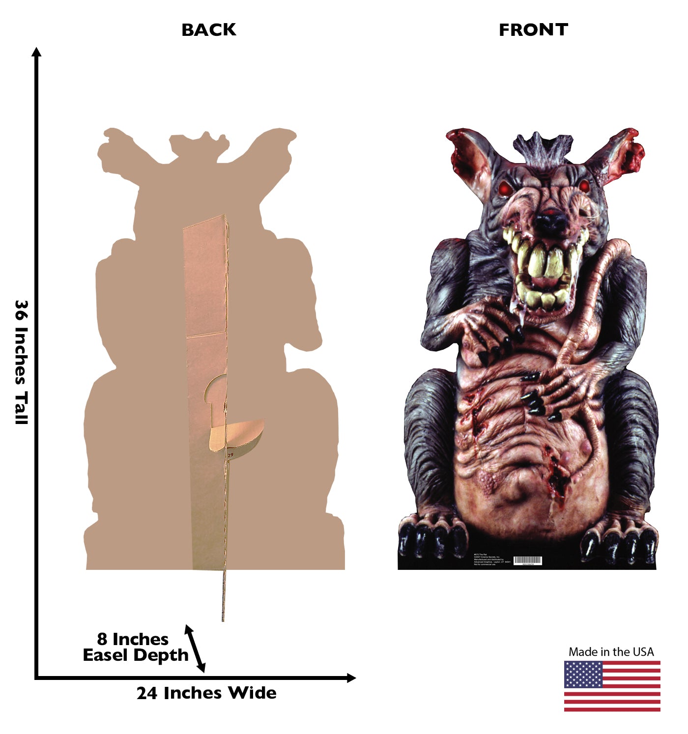 Life-size The Rat Cardboard Standup | Cardboard Cutout - All Cutouts