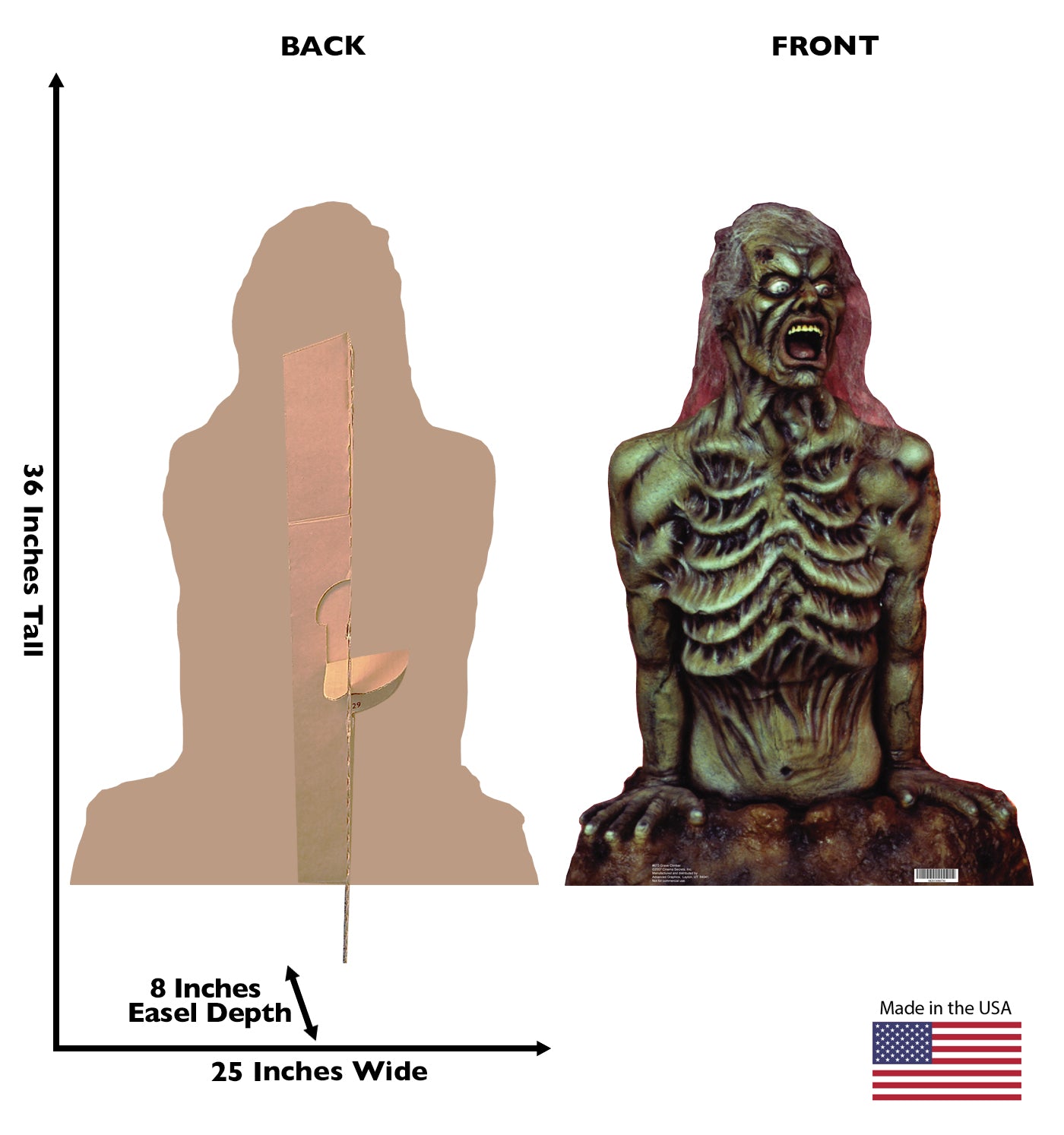 Life-size Grave Climber Cardboard Standup | Cardboard Cutout - All Cutouts