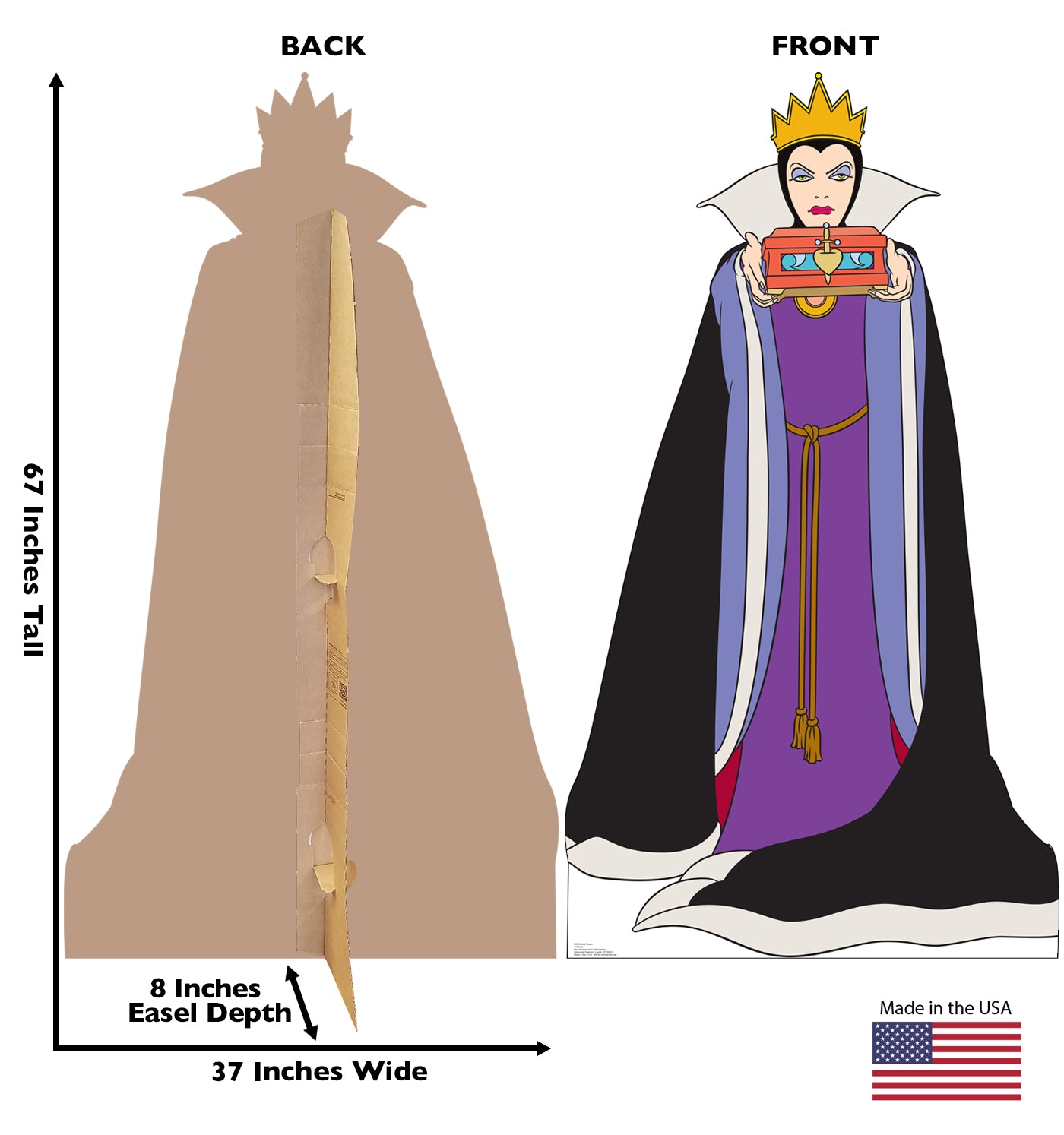 Life-size Wicked Queen Cardboard Standup | Cardboard Cutout - All Cutouts