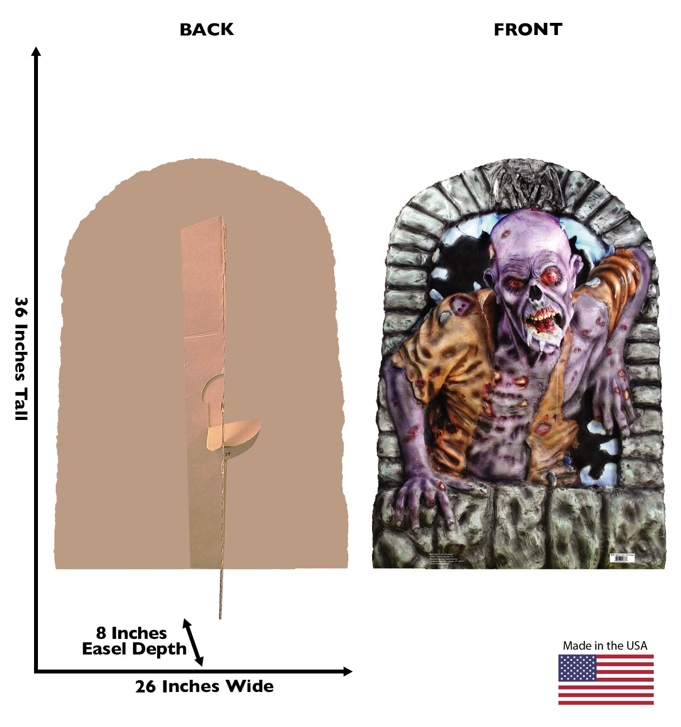 Life-size Back from the Dead Cardboard Cutout - All Cutouts