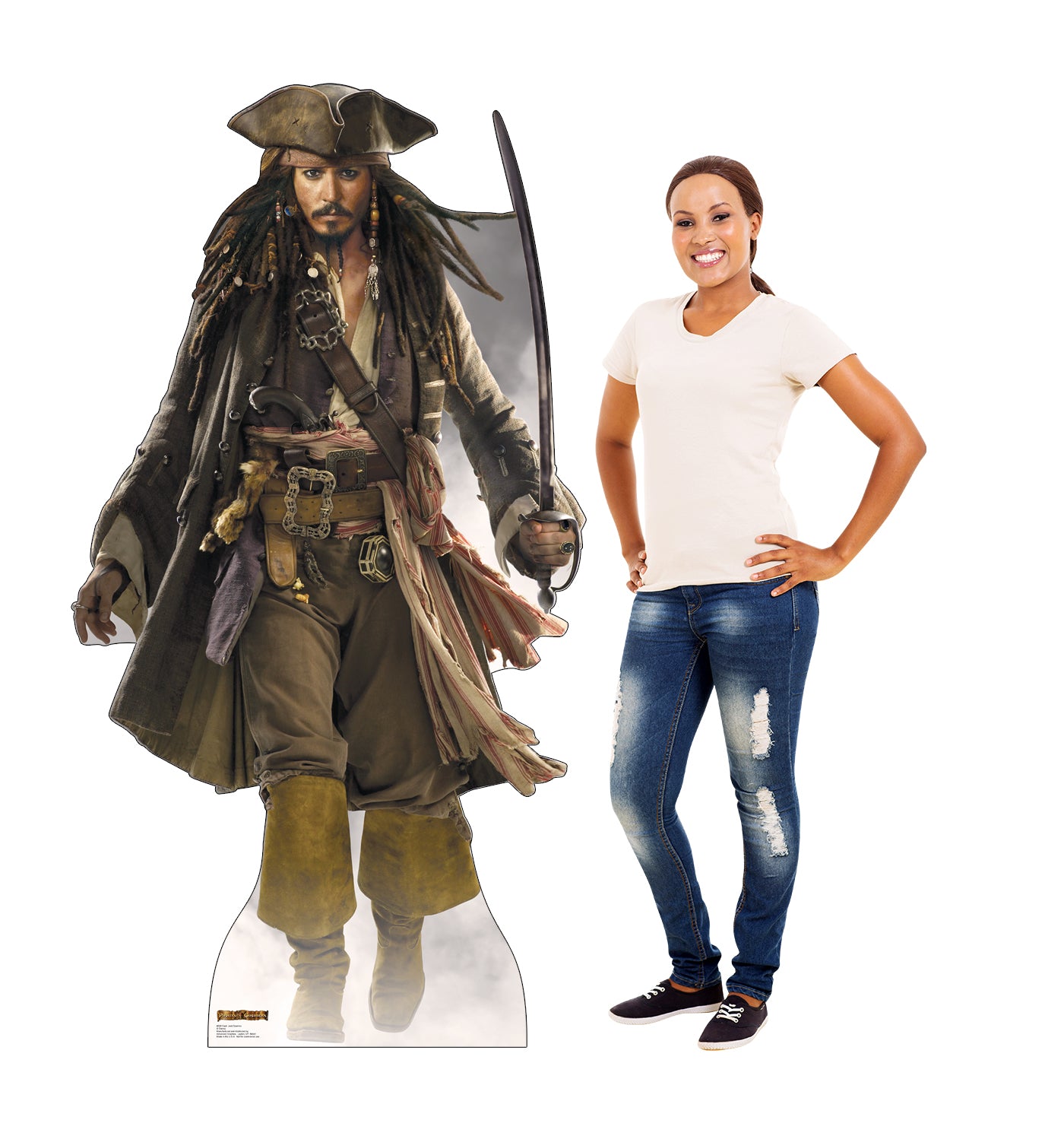 Jack Sparrow Life-Size Cardboard Cutout Standee - All Cutouts