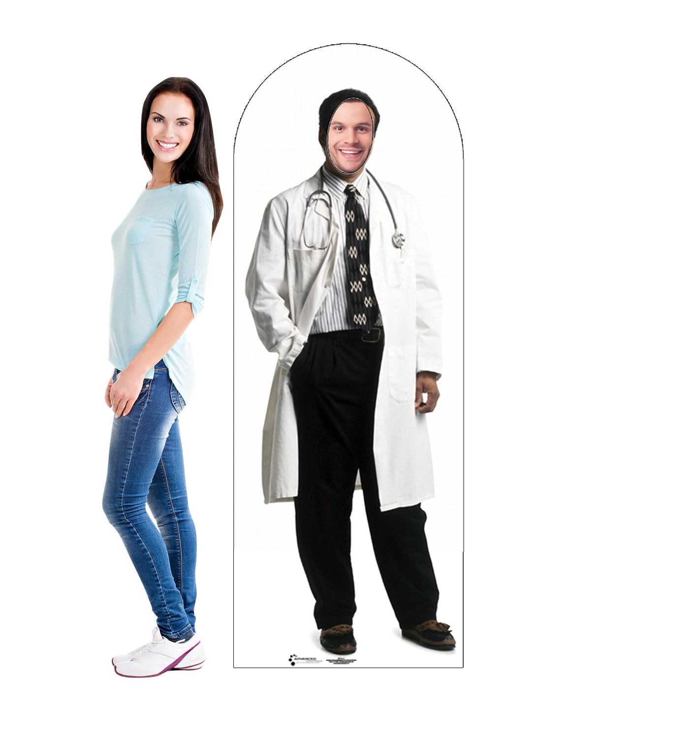 Life-size Doctor Stand-in Cardboard Standup | Cardboard Cutout - All Cutouts
