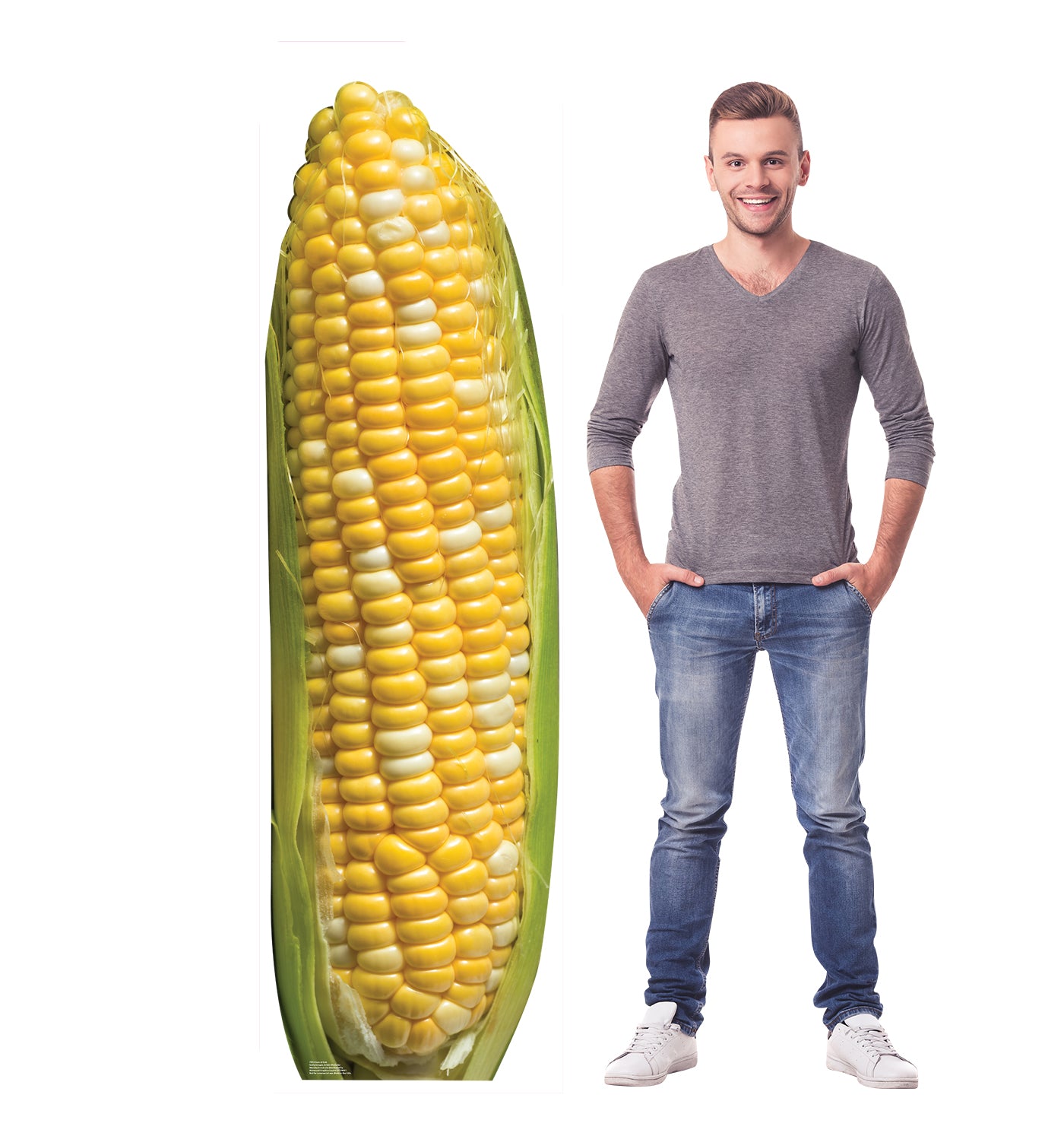 Corn of Cob Cardboard Standee - All Cutouts