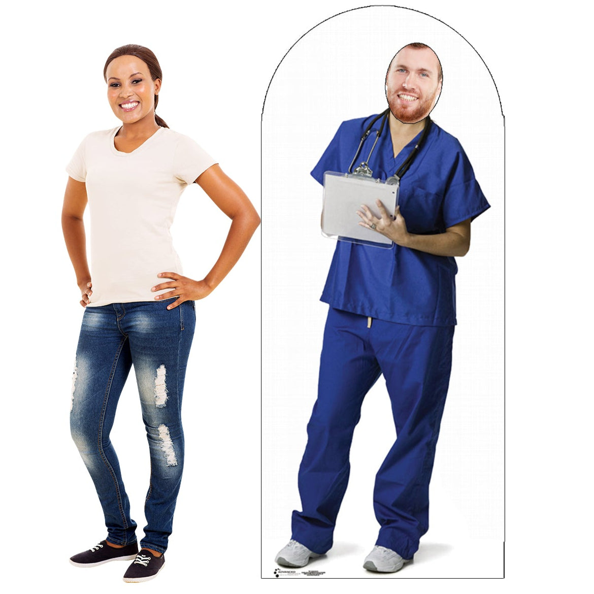 Life-size Orderly Stand-In Cardboard Standup | Cardboard Cutout - All Cutouts