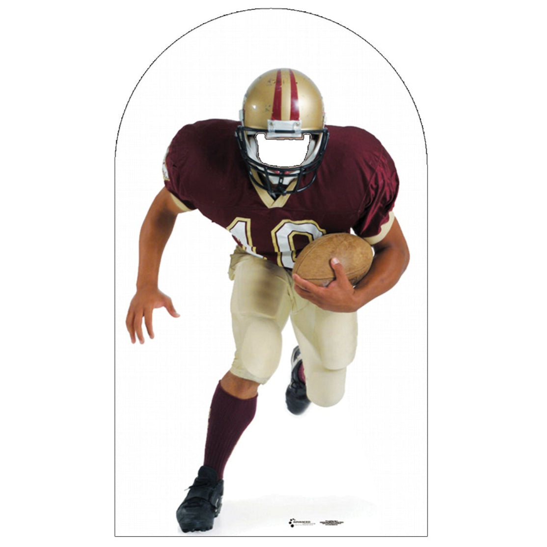 football gear stand Football Player Stand In Cardboard Cutout