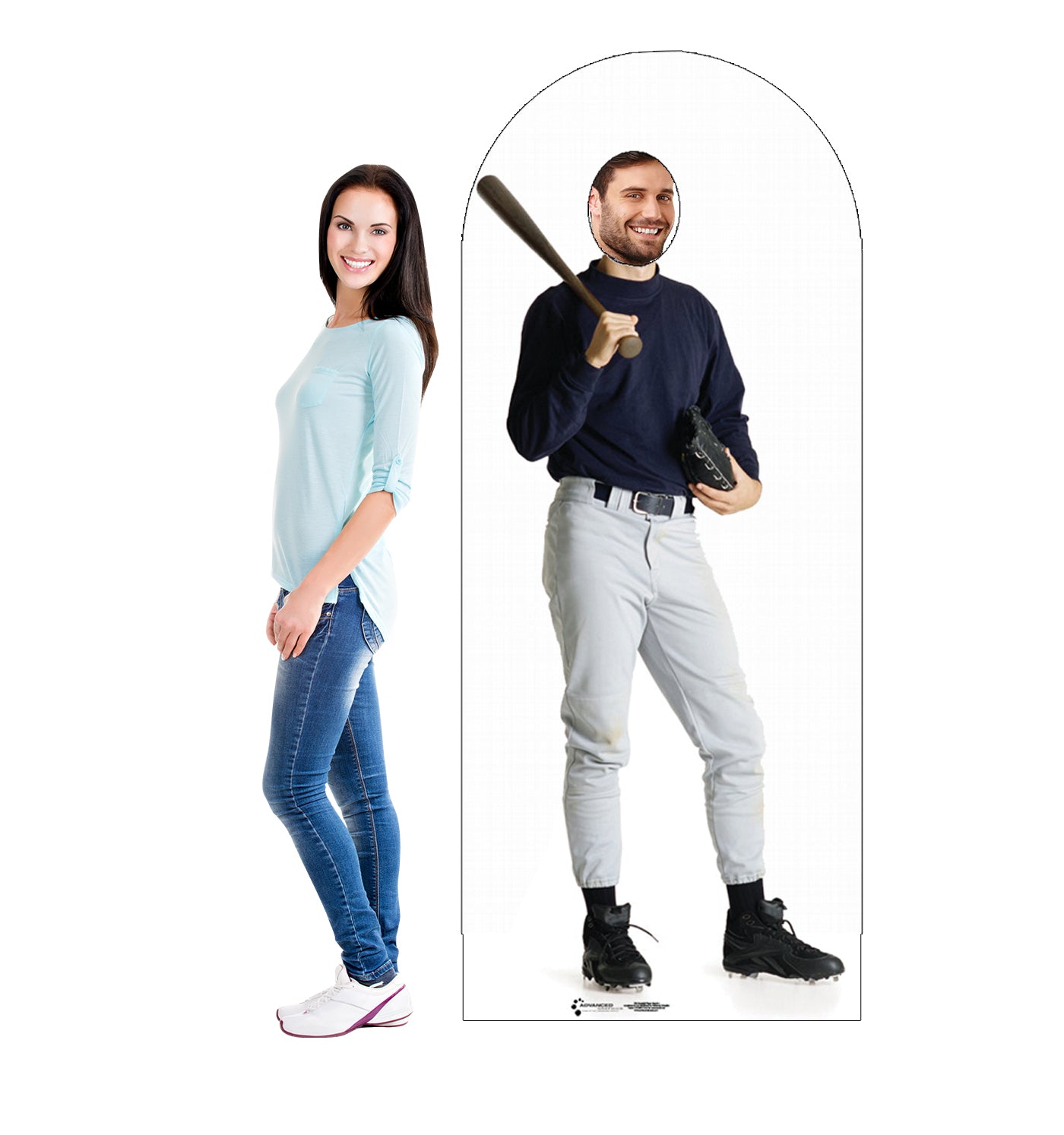 Life-size Baseball Stand-In Cardboard Cutout - All Cutouts