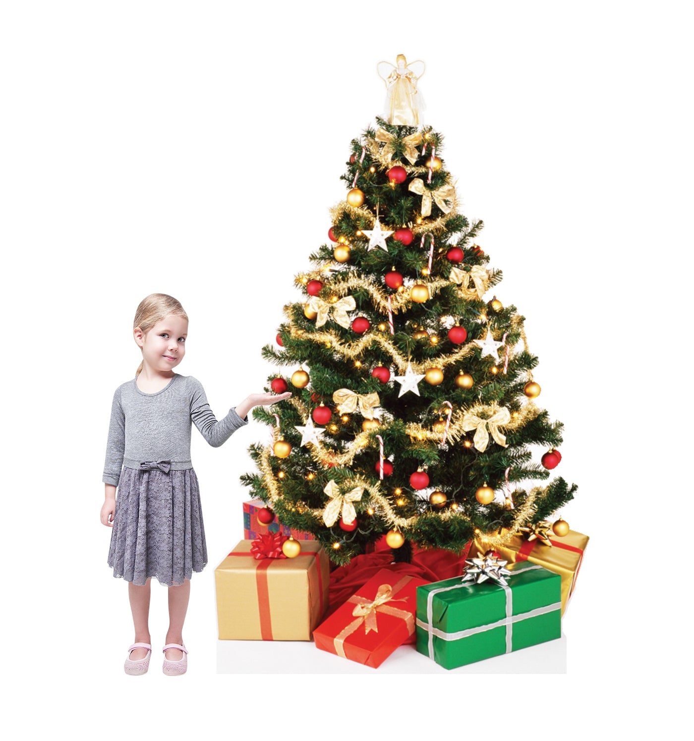 Life-size Christmas Tree Cardboard Standup | Cardboard Cutout - All Cutouts