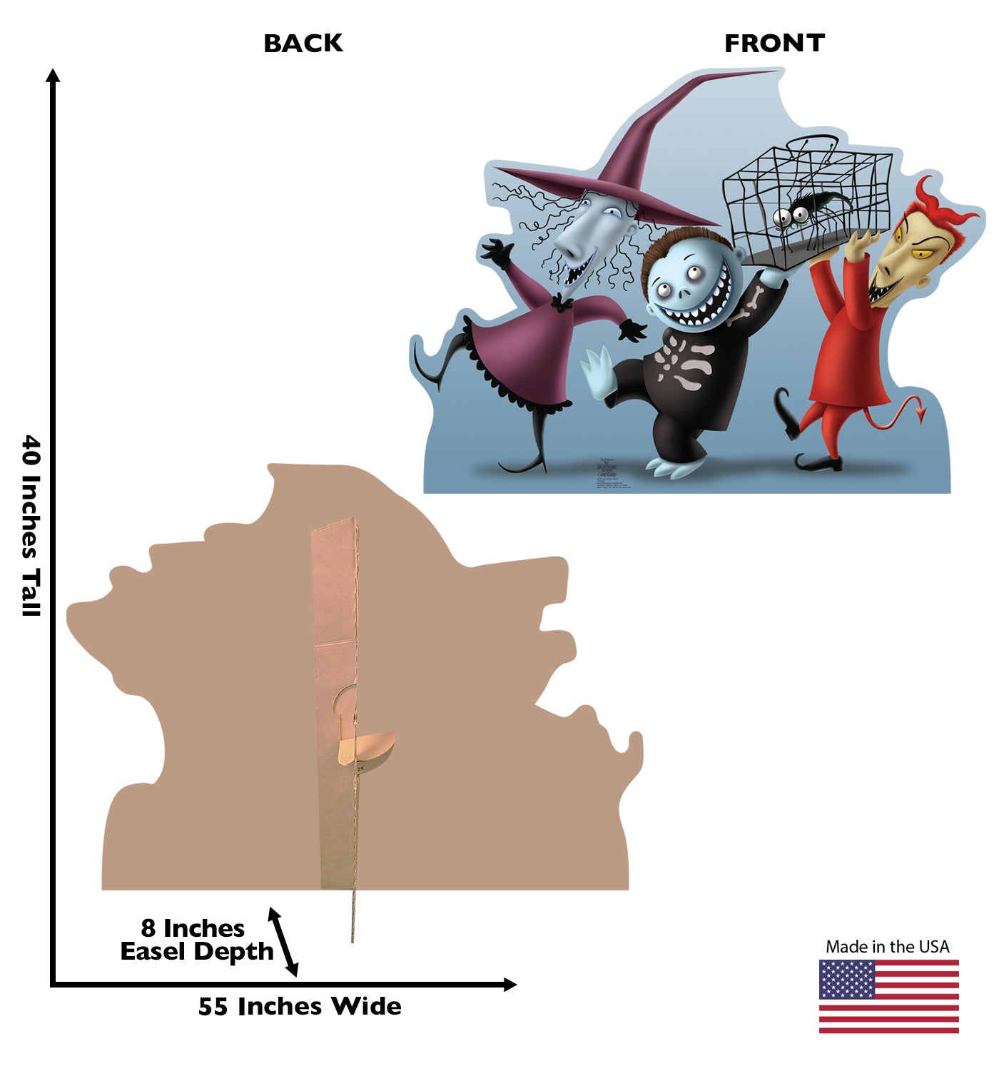 Life-size Lock, Shock & Barrel Cardboard Cutout - All Cutouts
