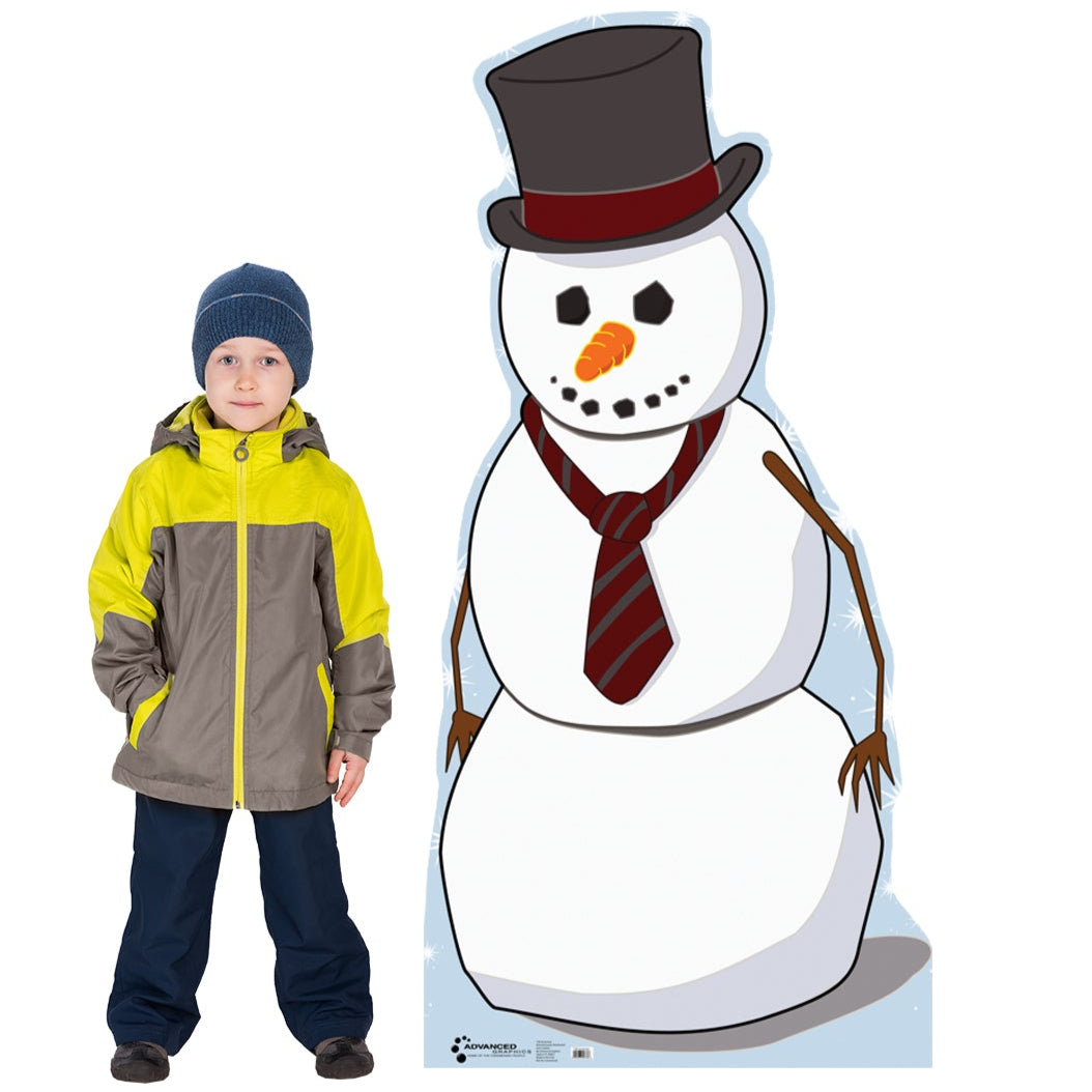 Life-size Snowman Standup Cardboard Cutout - All Cutouts