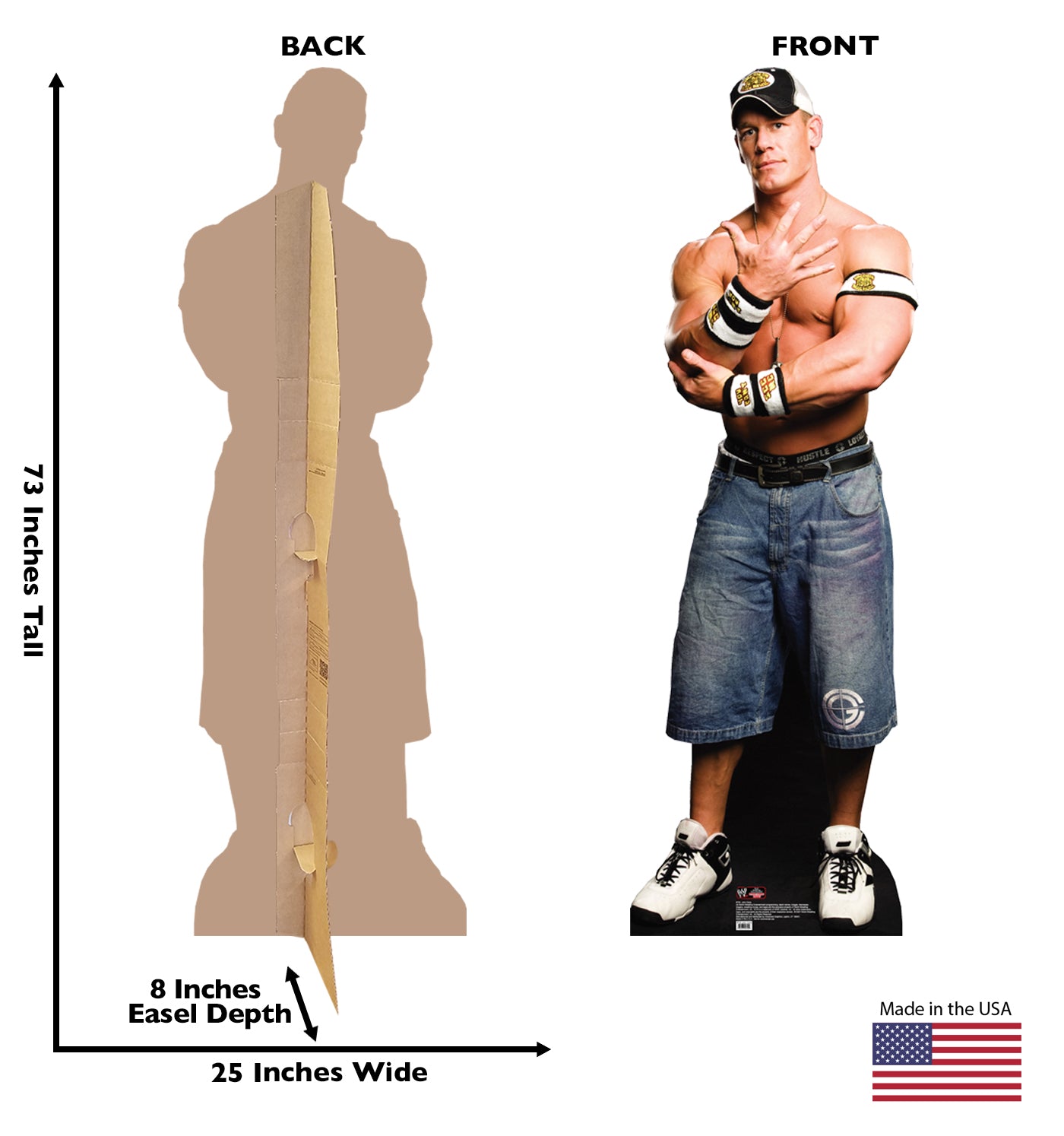 Life-size John Cena from WWE Cardboard Cutout - All Cutouts