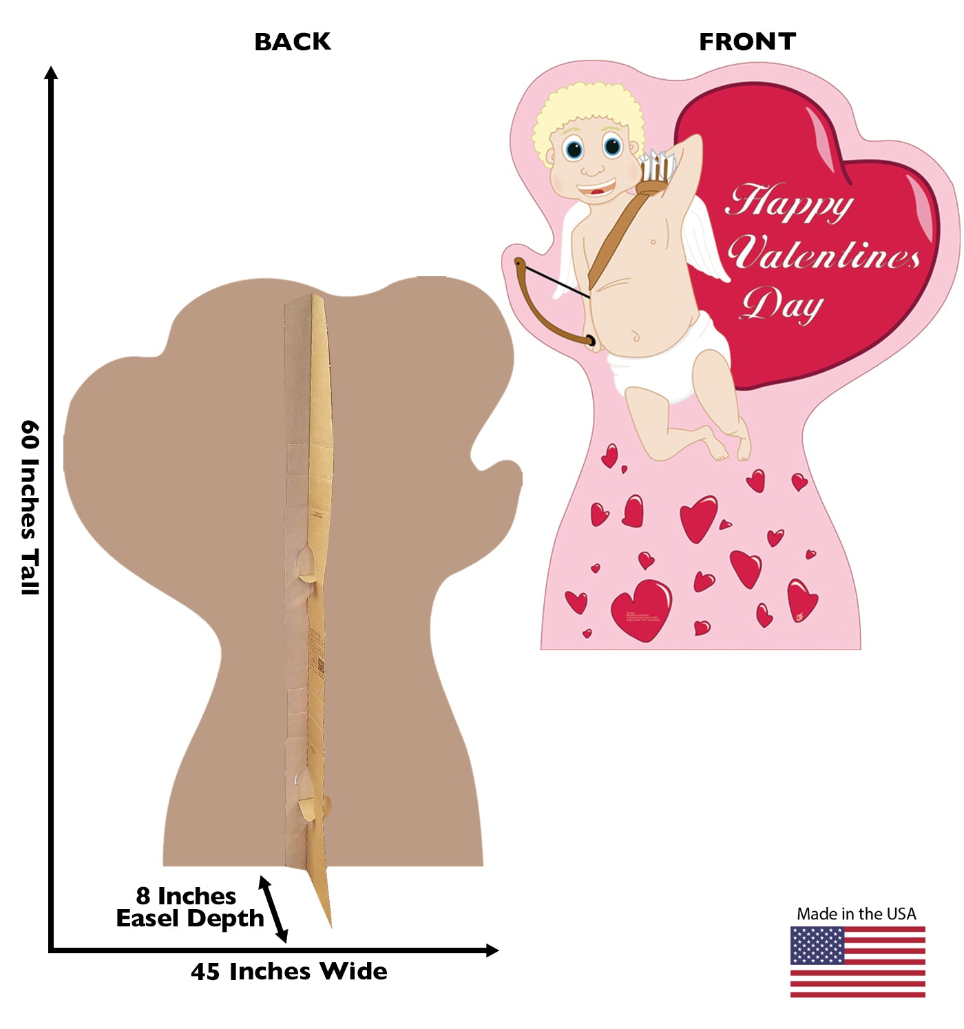 Life-size Cupid Cardboard Standup - All Cutouts