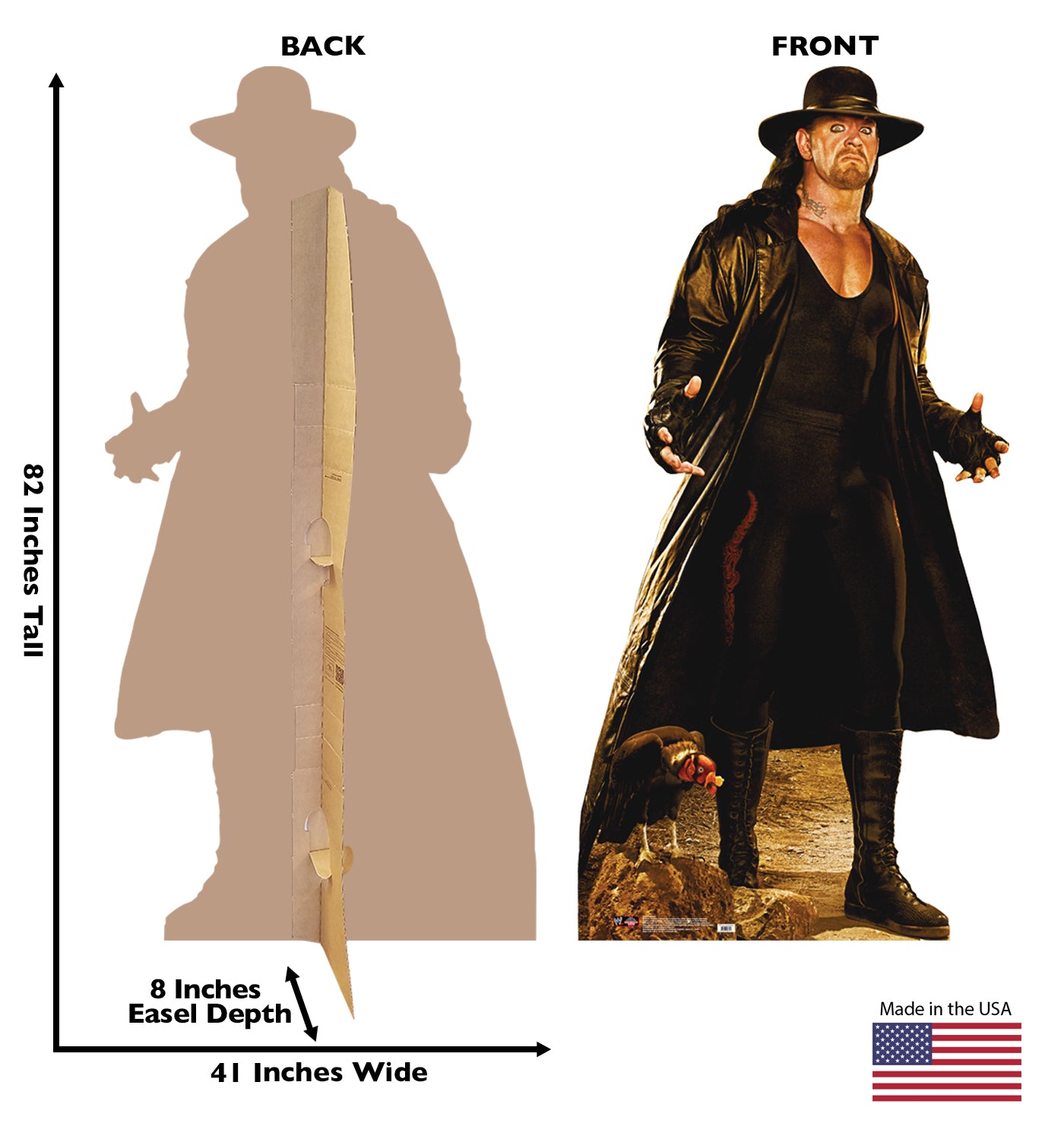 Life-size Undertaker Buzzard Cardboard Cutout - All Cutouts