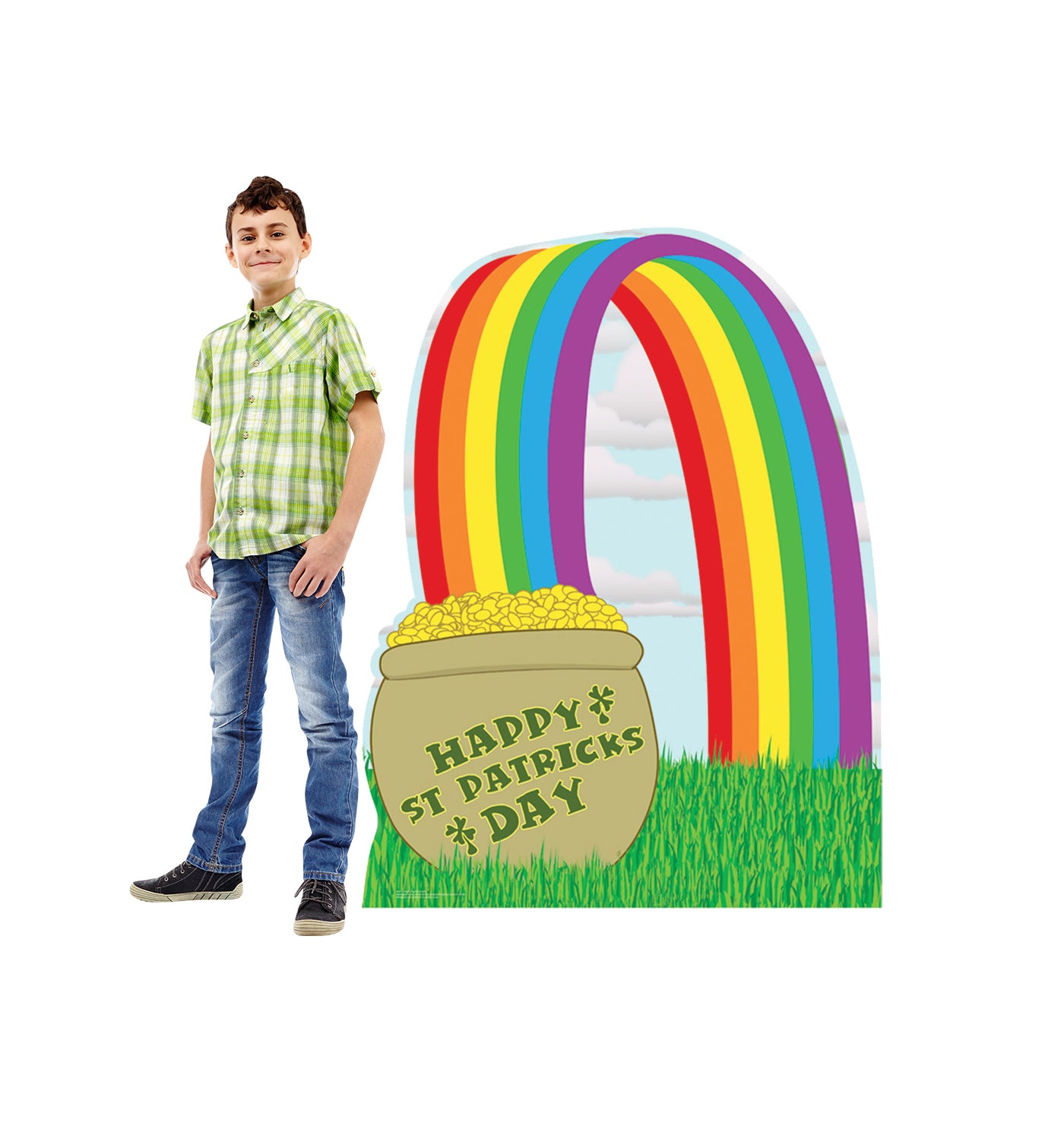 Life-Size Pot of Gold Cardboard Cutout - All Cutouts