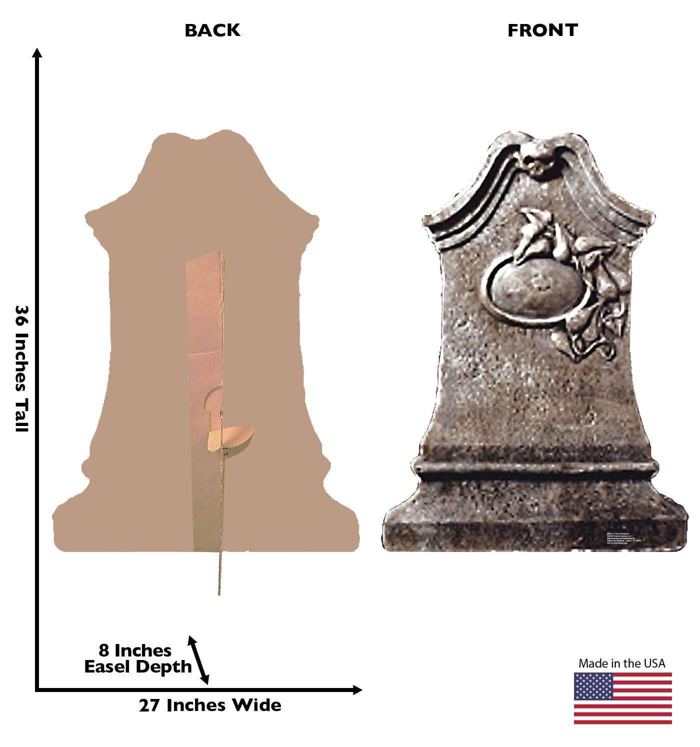 Life-size Lil' Fred Tombstone Cardboard Cutout - All Cutouts