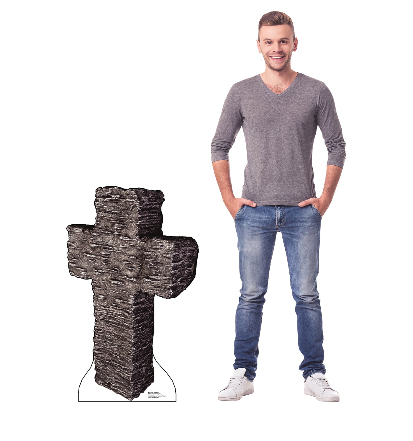 Life-size Cross Tombstone Cardboard Cutout - All Cutouts