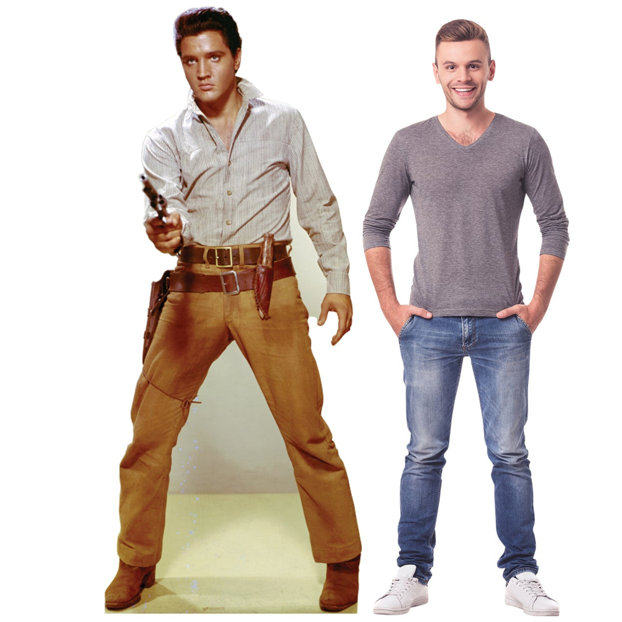 Life-size Elvis Gunfighter Cardboard Cutout - All Cutouts